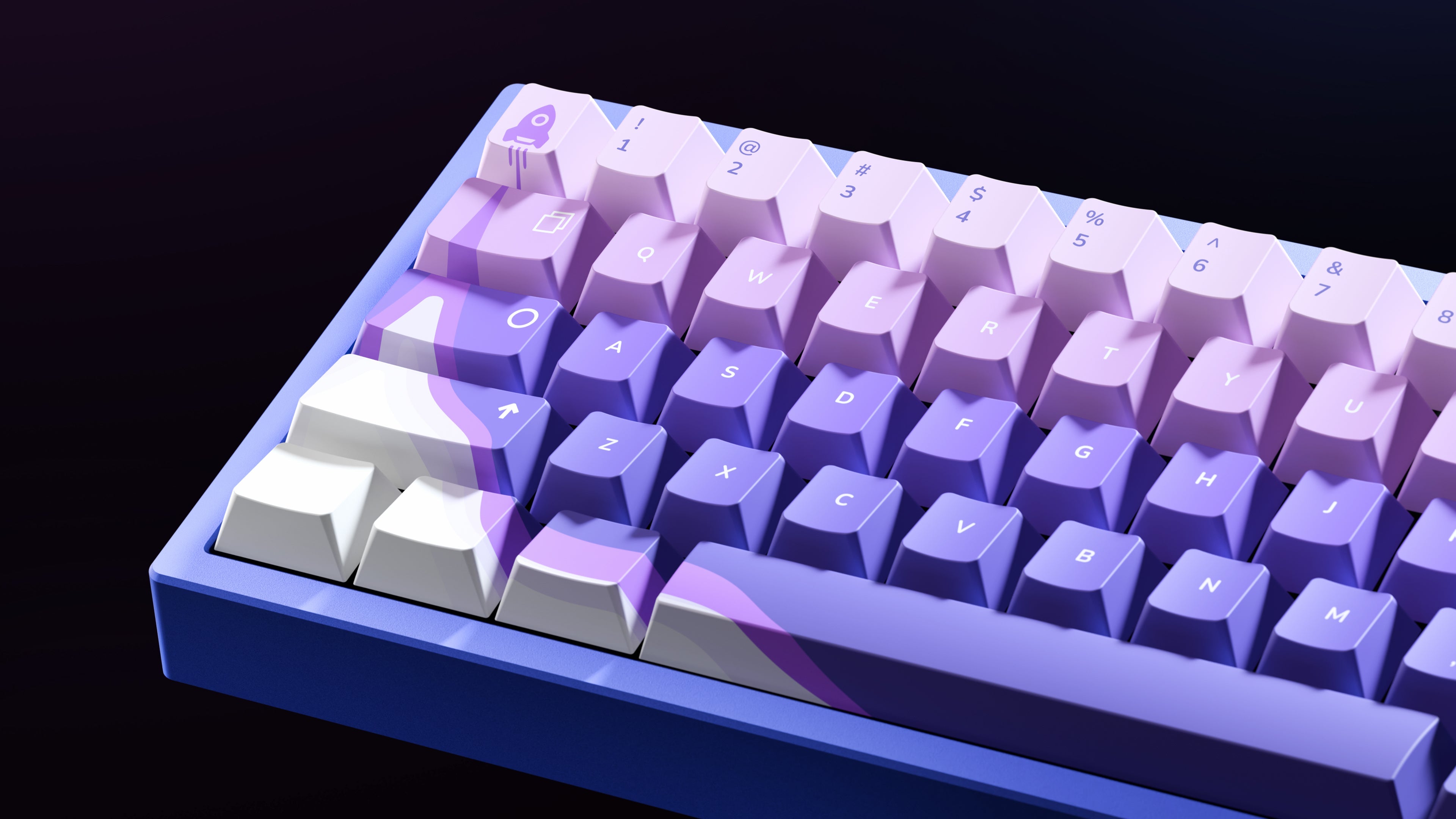 QwertyKey x Meletrix Zoom65 V3 Liftoff, Custom Aluminum Keyboard, Bluetooth, Wireless, QMK/VIA, Full RGB