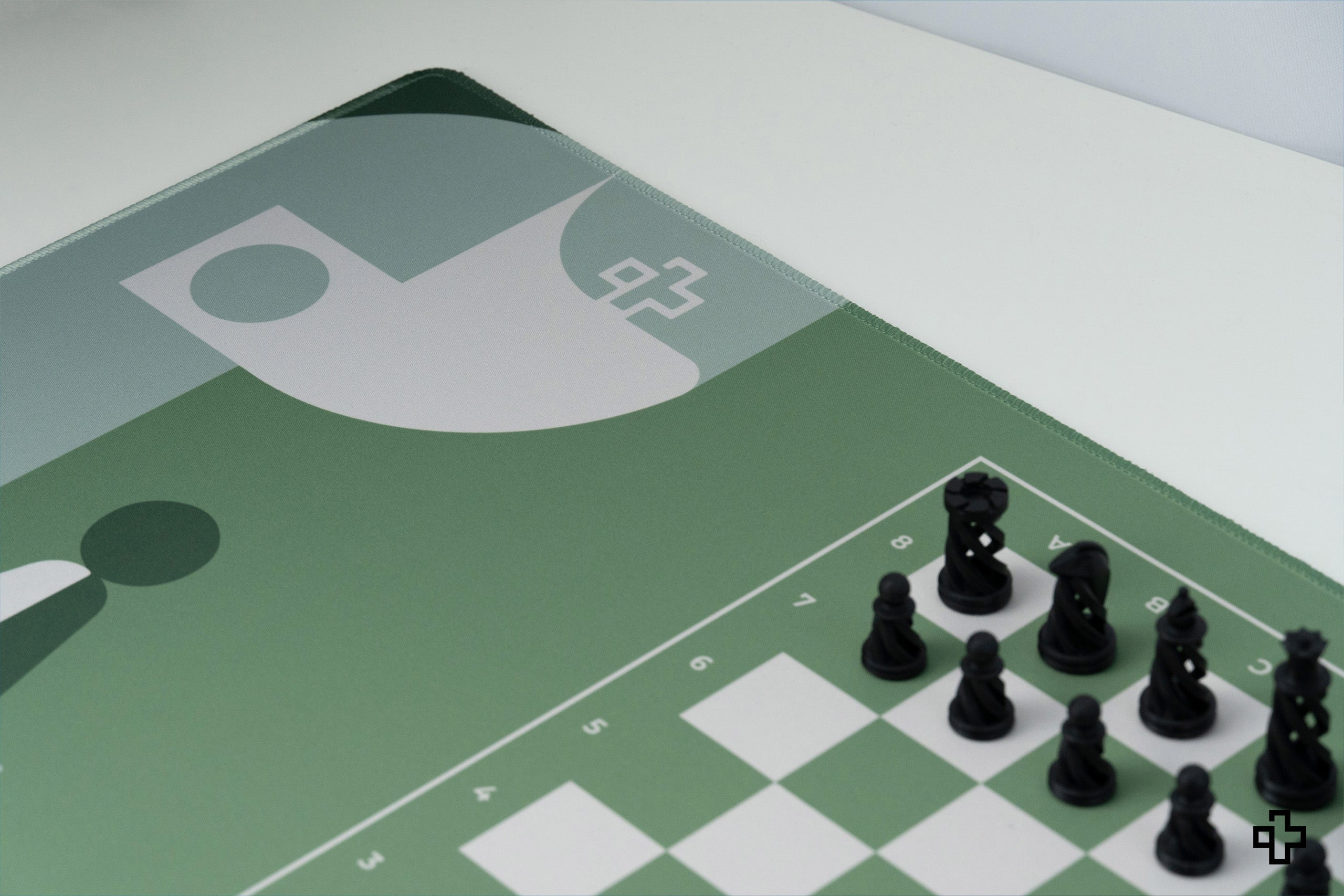 QwertyKey Chess Deskmat 4mm Stitched Edges