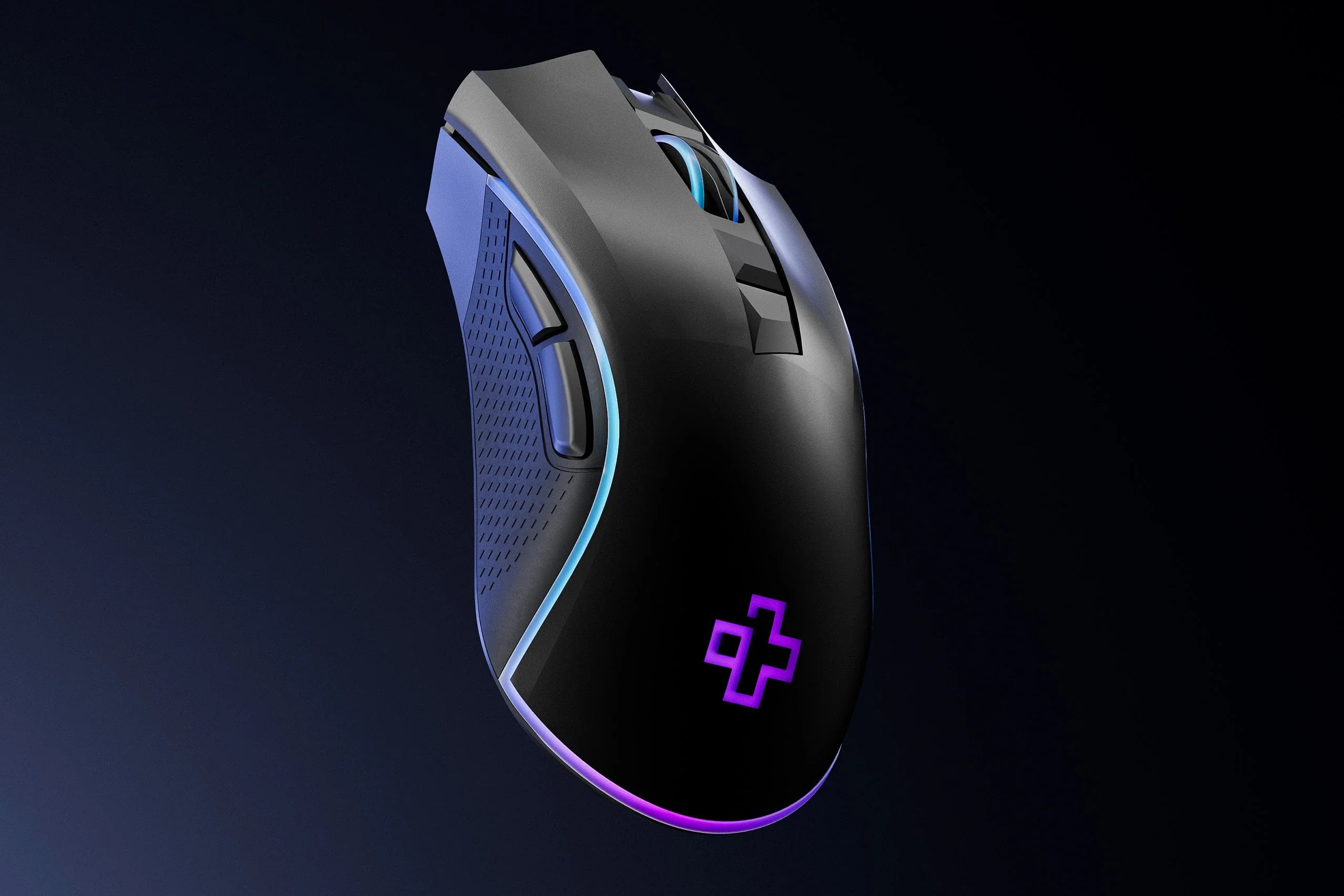 QwertyKey Forge Black, RGB, 12.000 DPI, Software Gaming Mouse