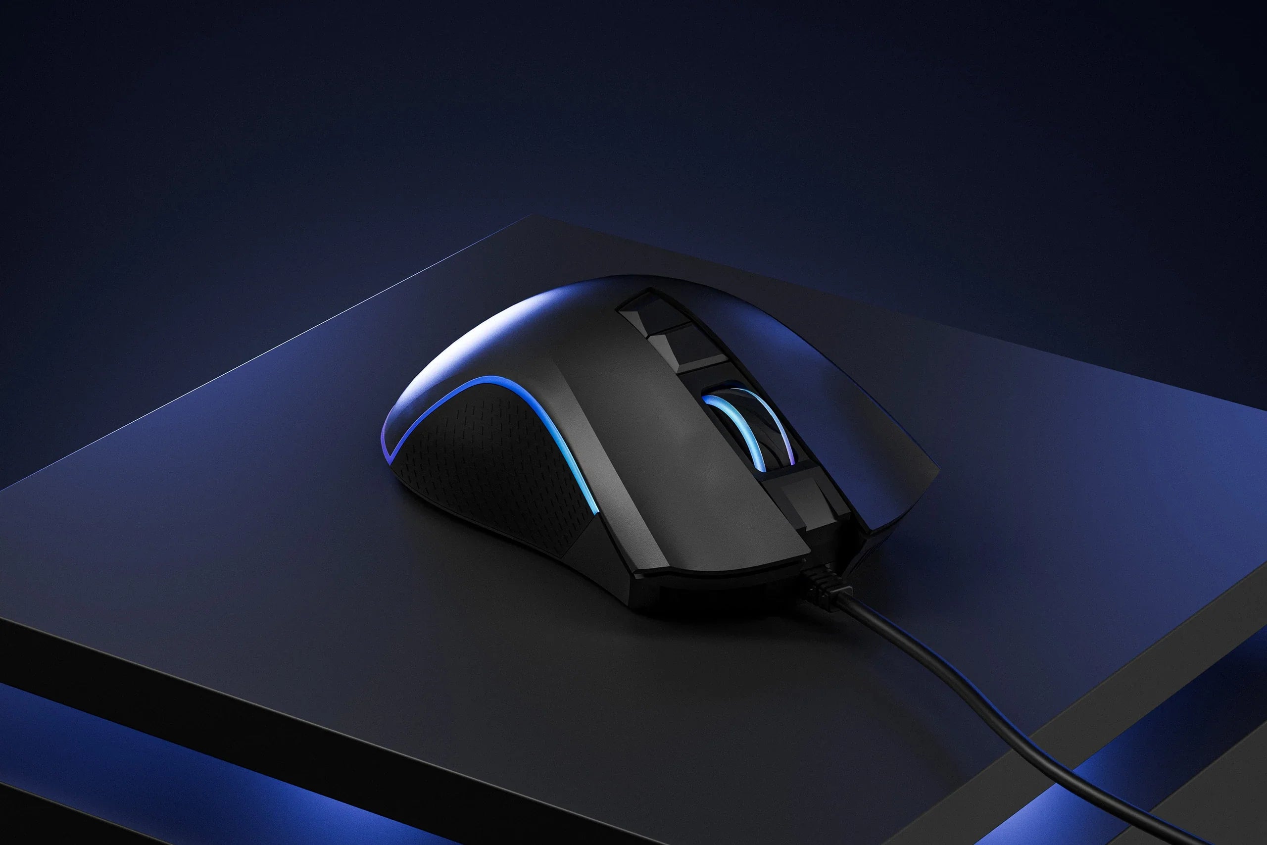 QwertyKey Forge Black, RGB, 12.000 DPI, Software Gaming Mouse