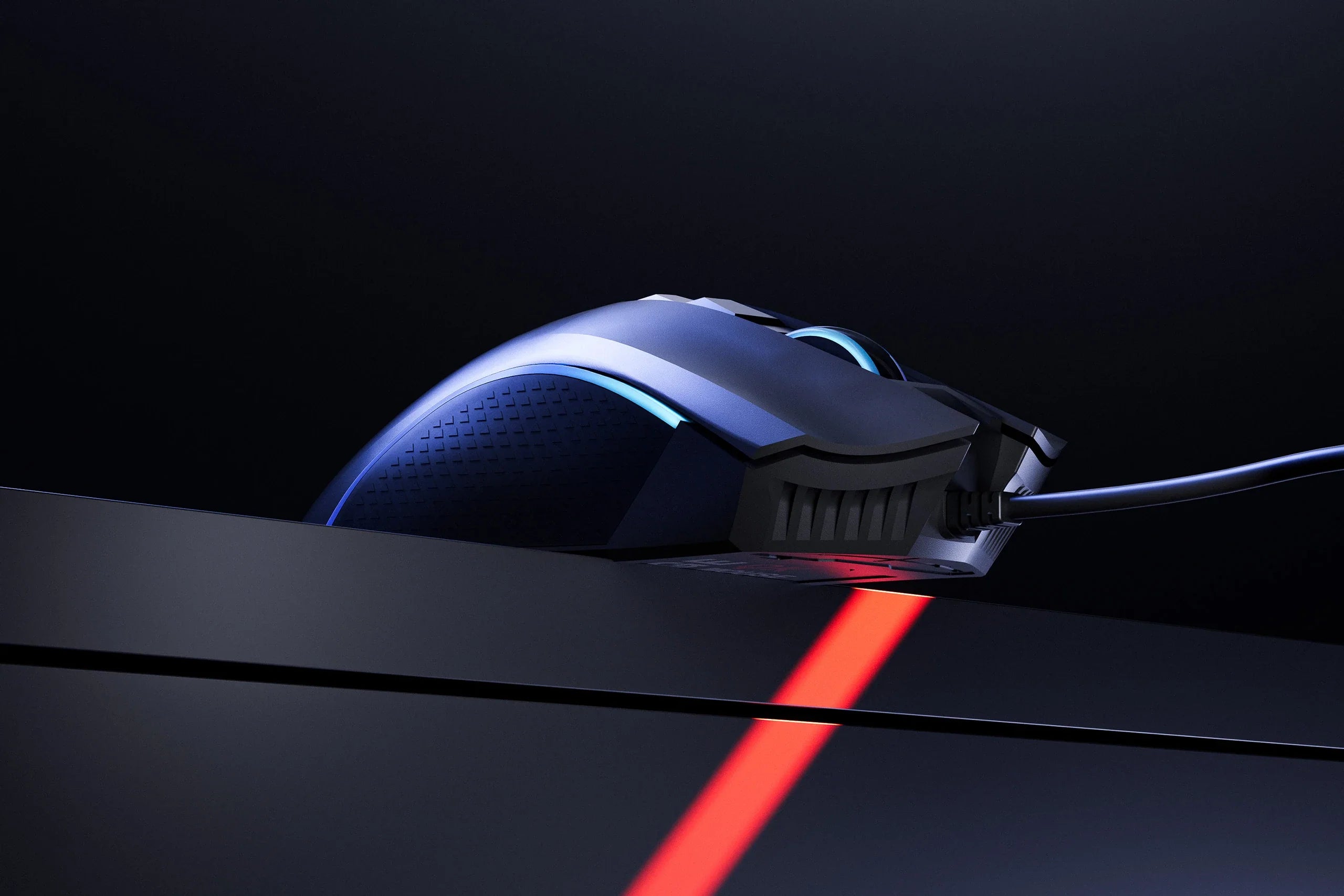 QwertyKey Forge Black, RGB, 12.000 DPI, Software Gaming Mouse