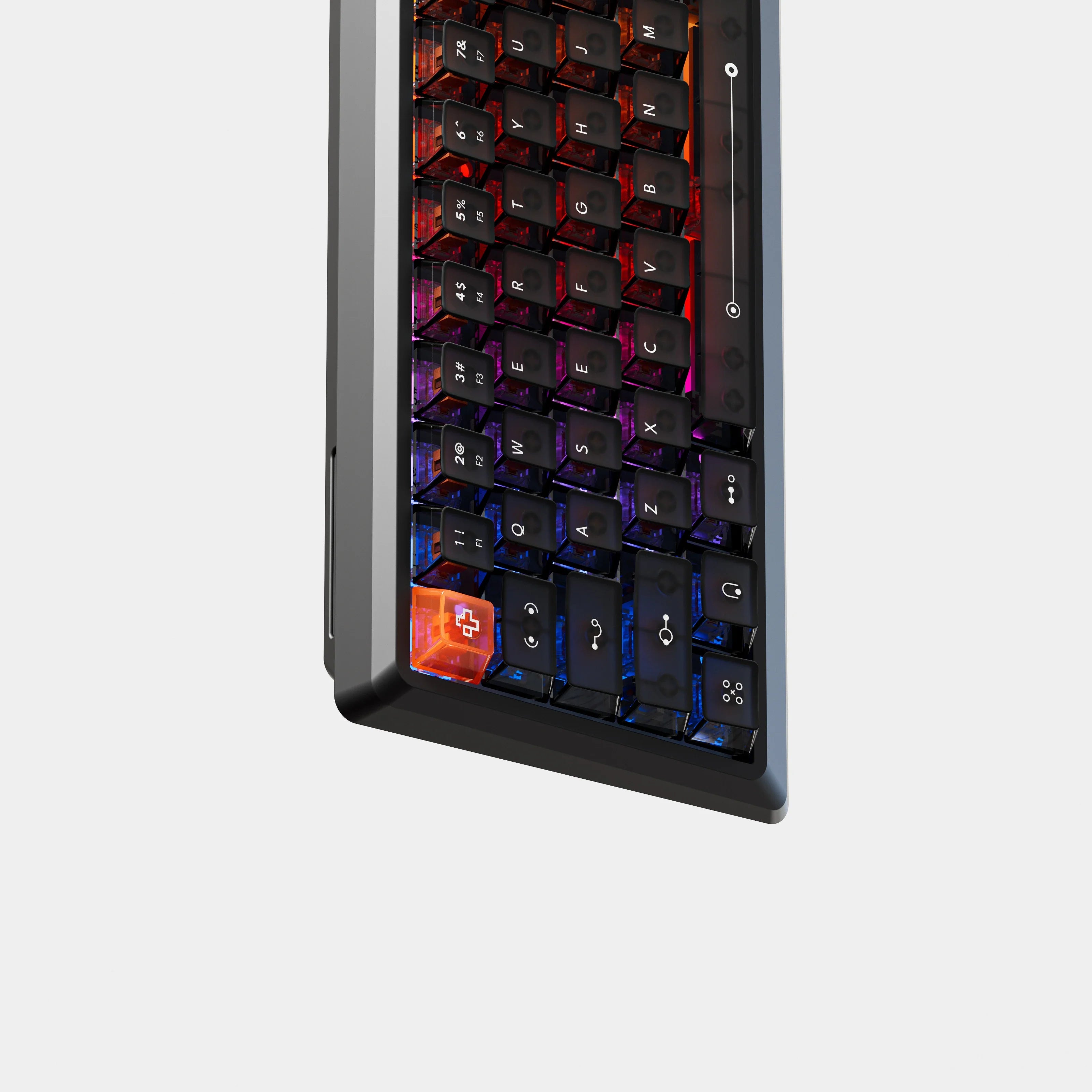 QK61 HE Phantom Black – Mechanical Gaming Keyboard Hall Effect, Rapid Trigger, RGB, Snap Tap, Magnetic Switches