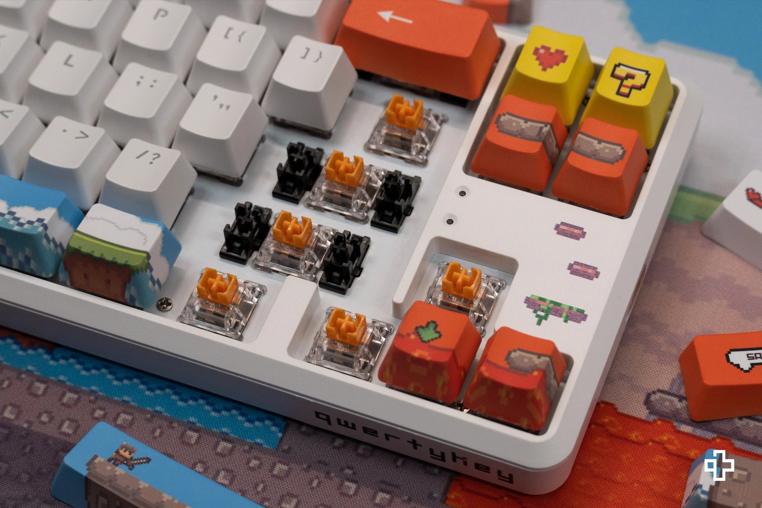 QwertyKey65 Arcade Hotswap RGB Mechanical Gaming Keyboard