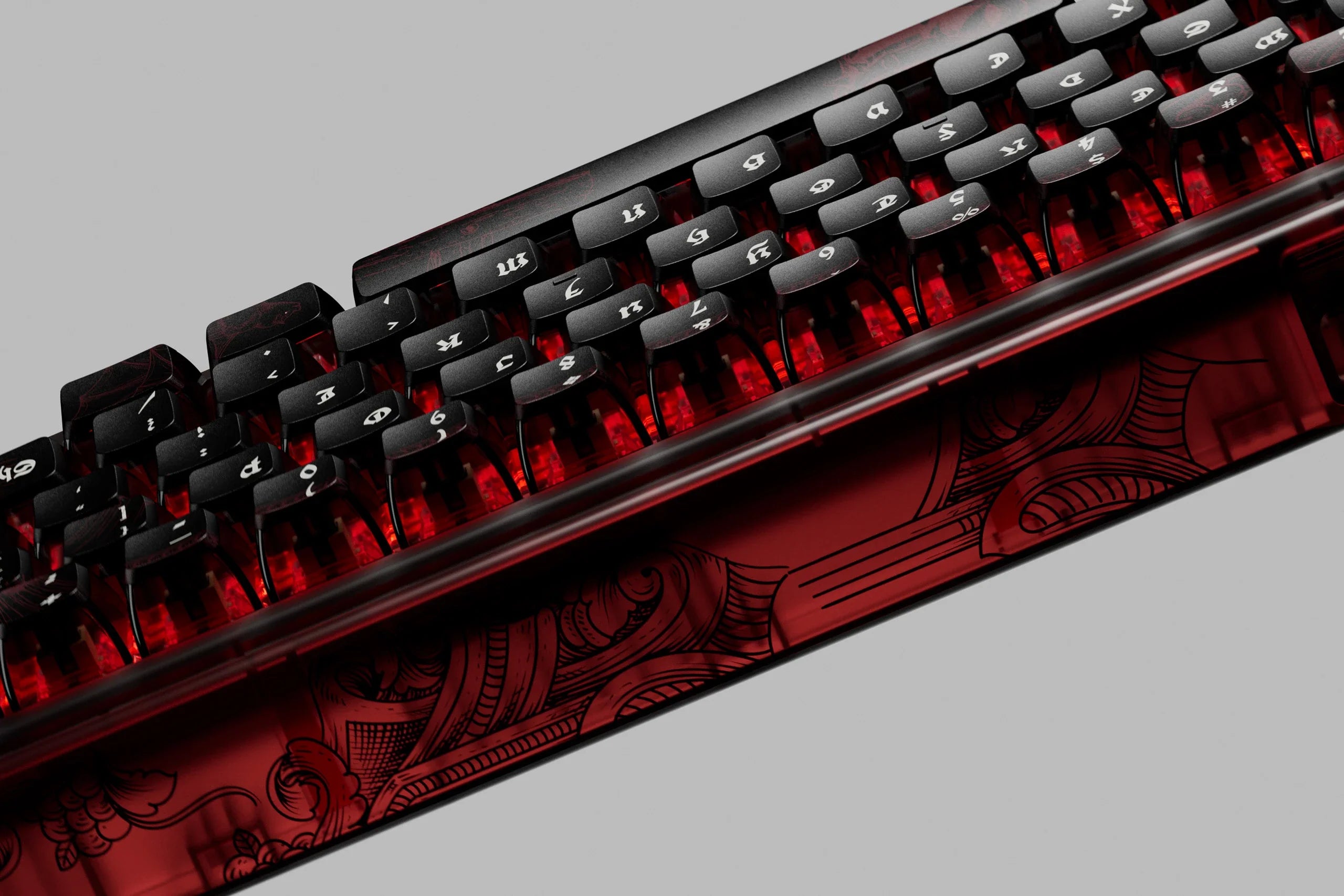 QwertyKey65 Pro Dracula Bluetooth Wireless VIA Hotswap RGB Mechanical Gaming Keyboard