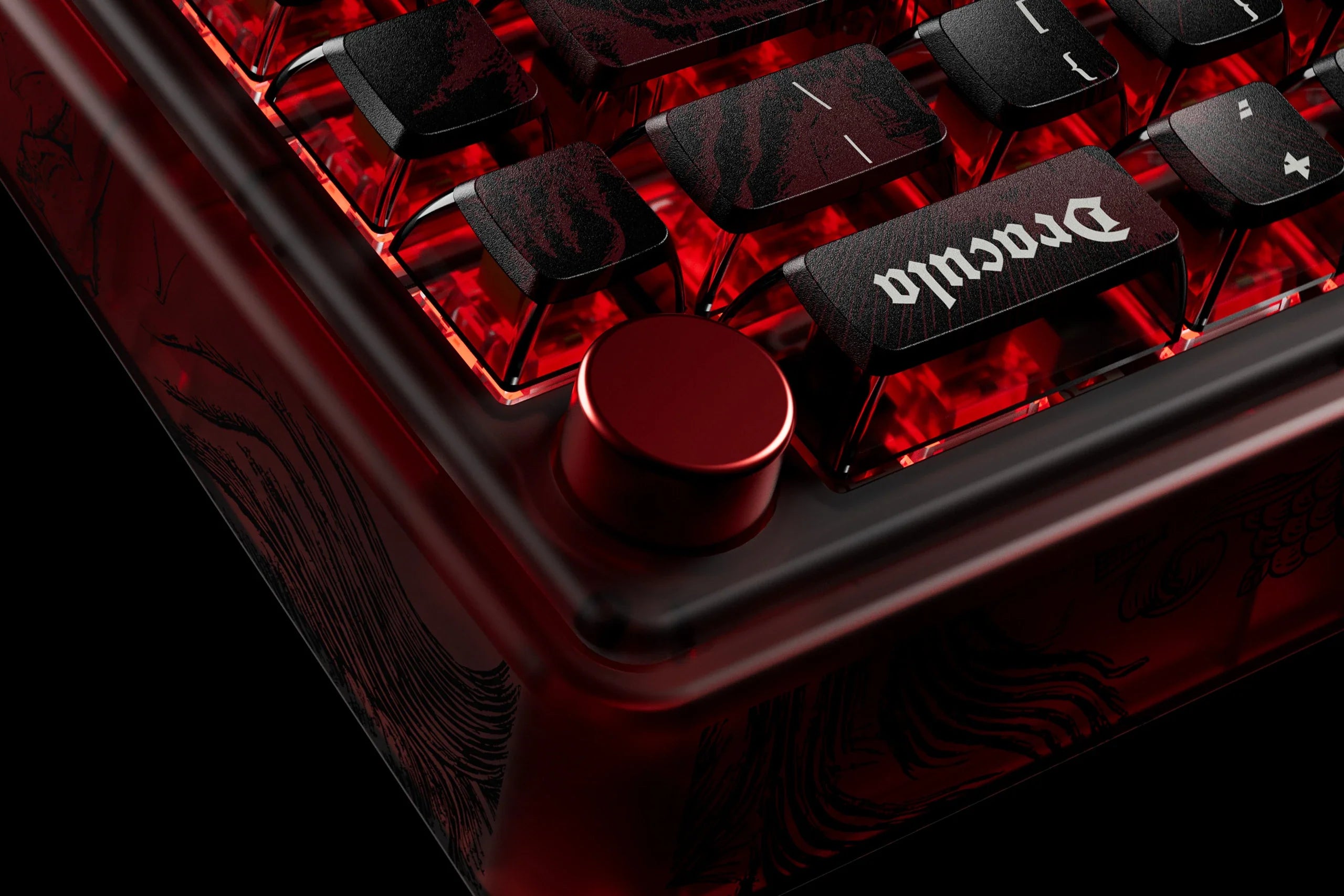 QwertyKey65 Pro Dracula Bluetooth Wireless VIA Hotswap RGB Mechanical Gaming Keyboard