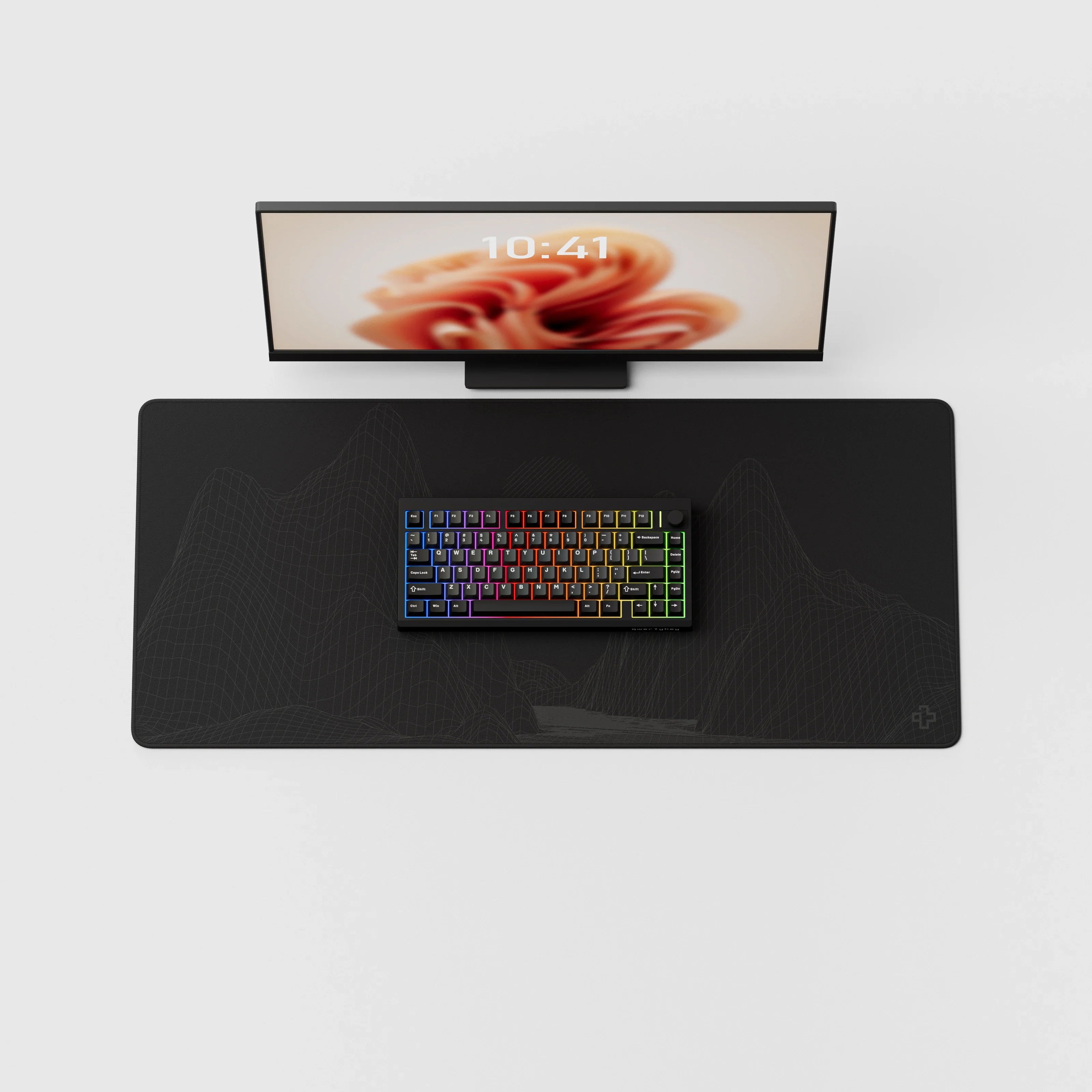QwertyKey75 Pro V2 Black Bluetooth Wireless Hotswap RGB Web Software Gasket Mounted Mechanical Gaming Keyboard