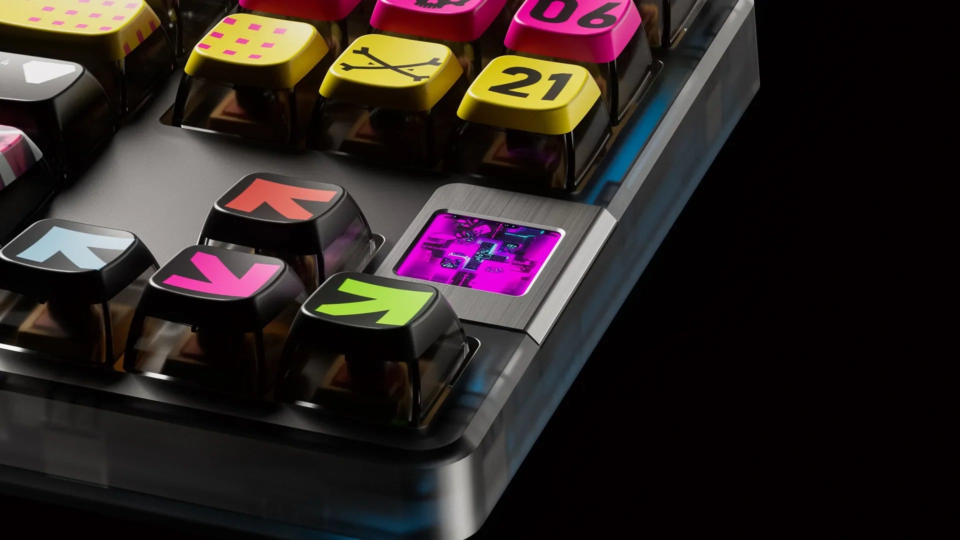 QwertyKey80 War Bluetooth Wireless Hotswap RGB QMK/VIA Gasket Mounted Mechanical Gaming Keyboard with Screen