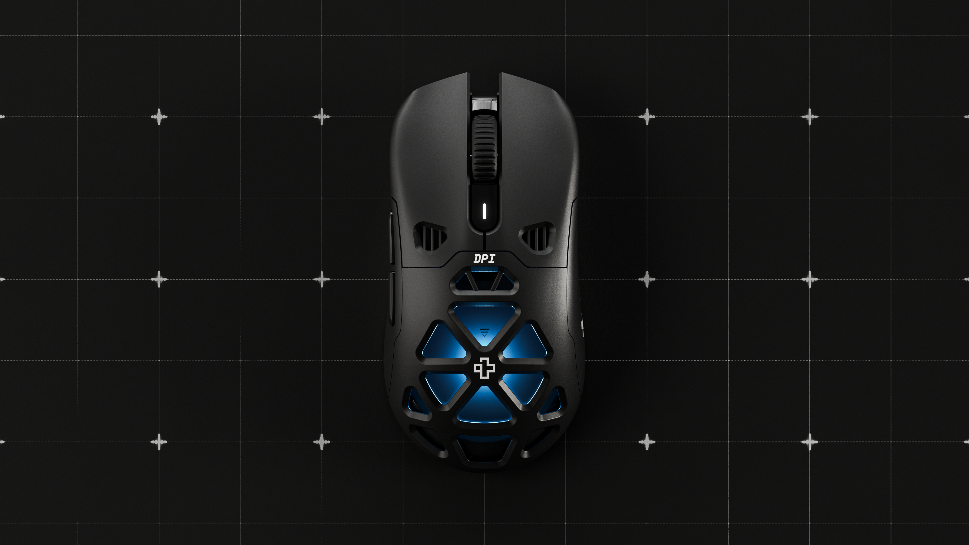 QwertyKey QKM1 Wireless Bluetooth Charging Dock Black Mouse