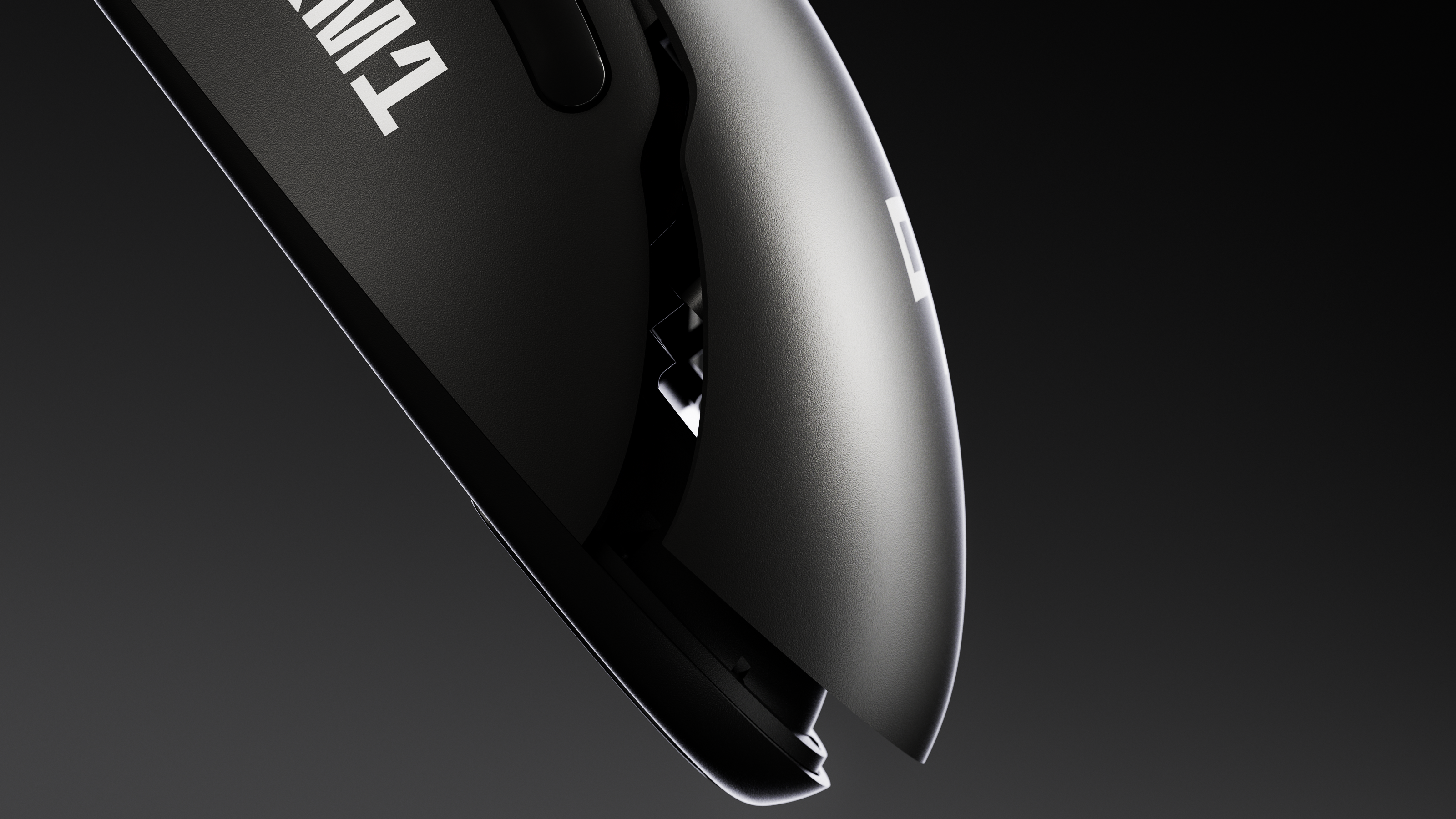 QwertyKey QKM1 Wireless Bluetooth Charging Dock Black Mouse