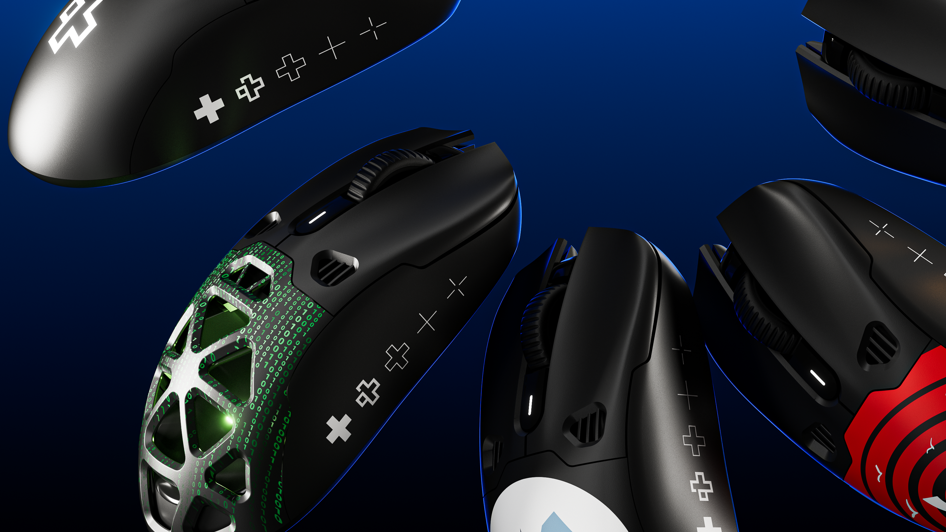 QwertyKey QKM1 Wireless Bluetooth Charging Dock Black Mouse