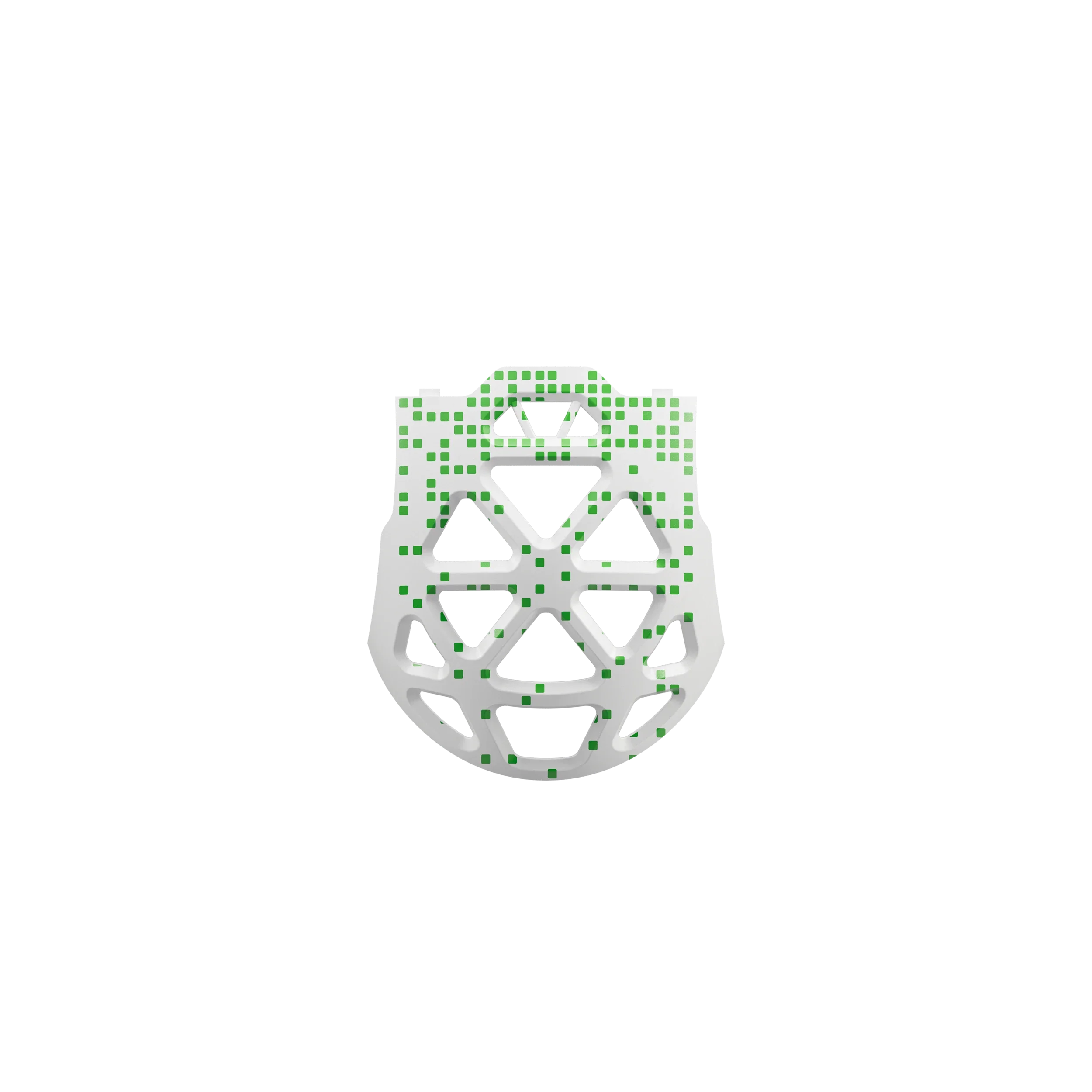 QKM1 Matrix White Mouse Cover