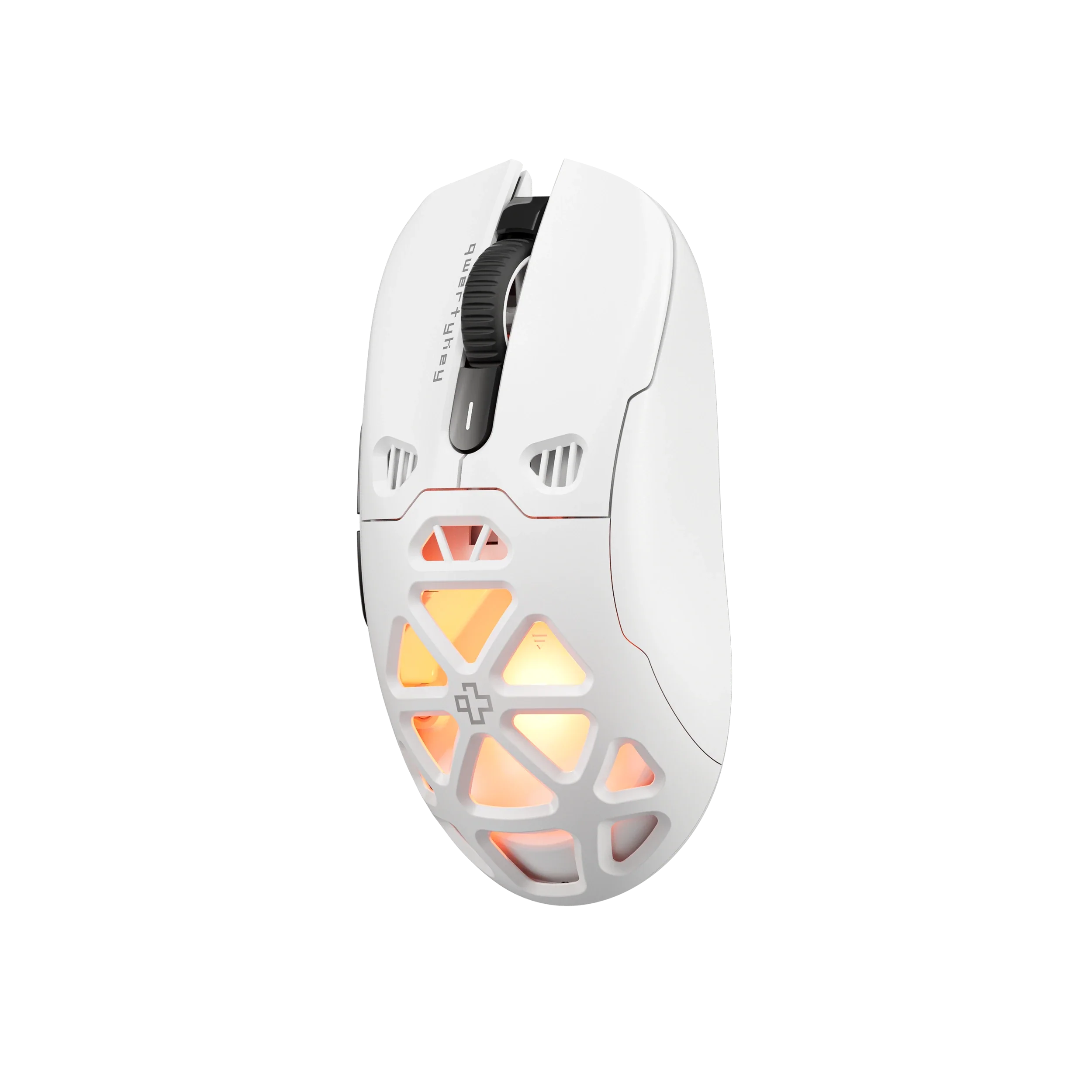 QwertyKey QKM1 White Wireless Bluetooth Charging Dock Mouse