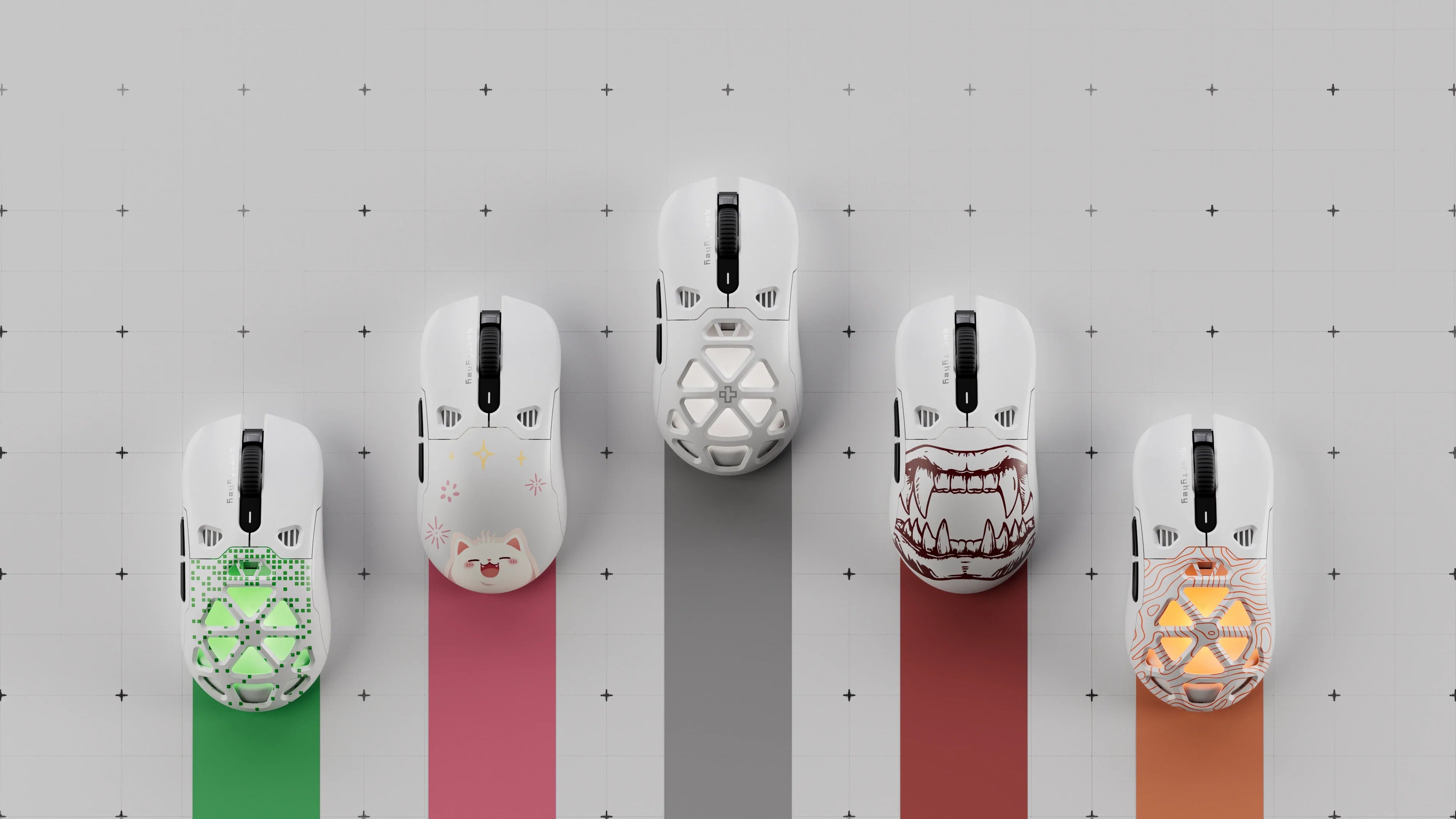 QwertyKey QKM1 White Wireless Bluetooth Charging Dock Mouse