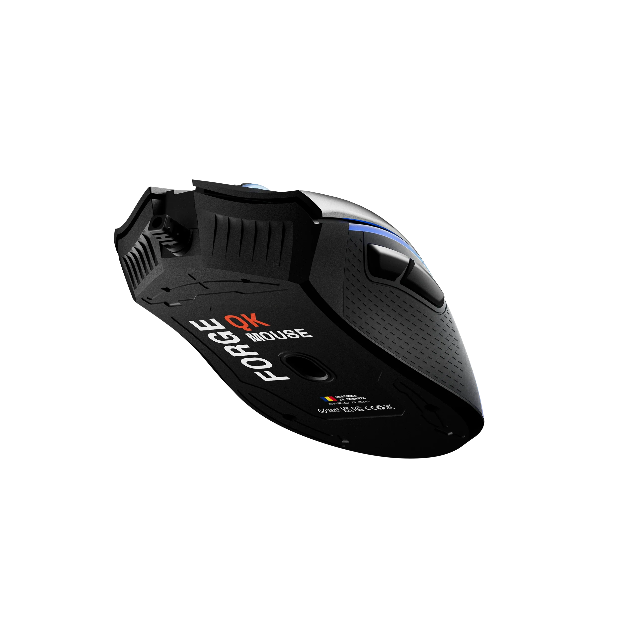 QwertyKey Forge Black, RGB, 12.000 DPI, Software Gaming Mouse