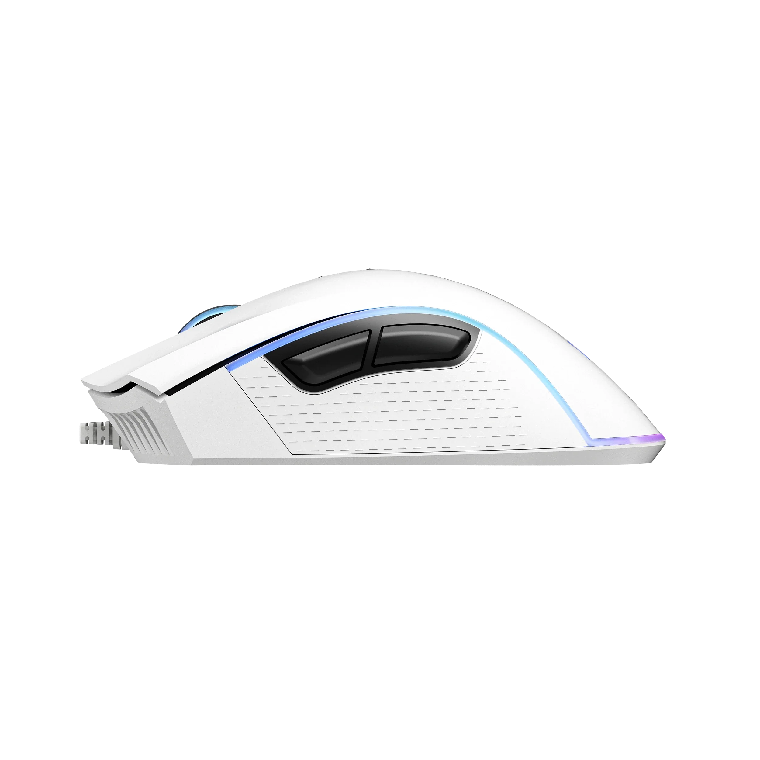 QwertyKey Forge White, RGB, 12.000 DPI, Software Gaming Mouse