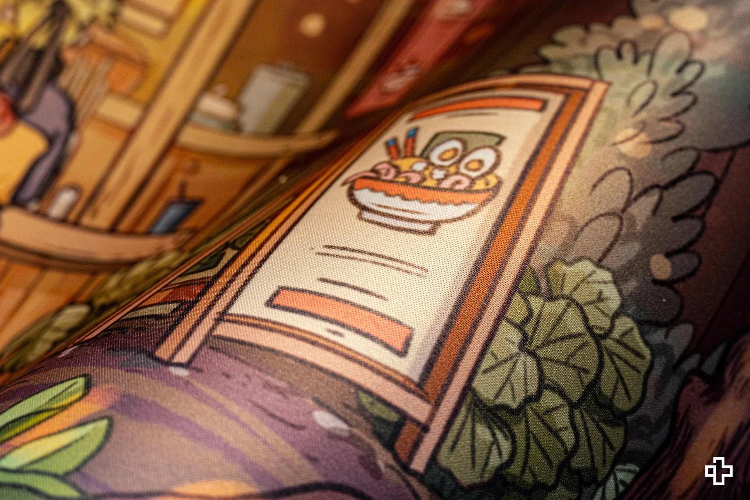 QwertyKey Ramen Deskmat 4mm Stitched Edges