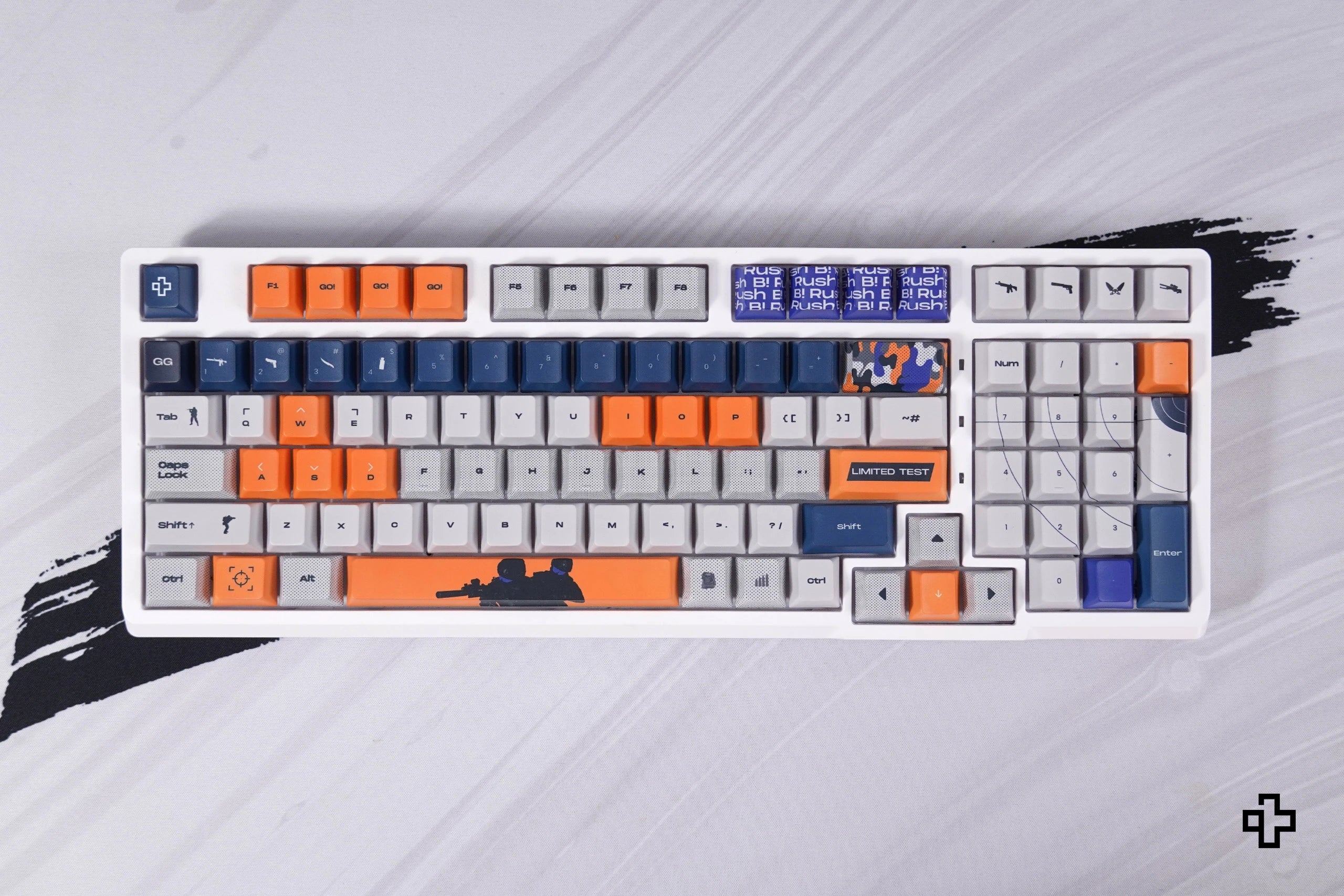 QwertyKey CS Dye Sub Cherry Profile Keycap Set