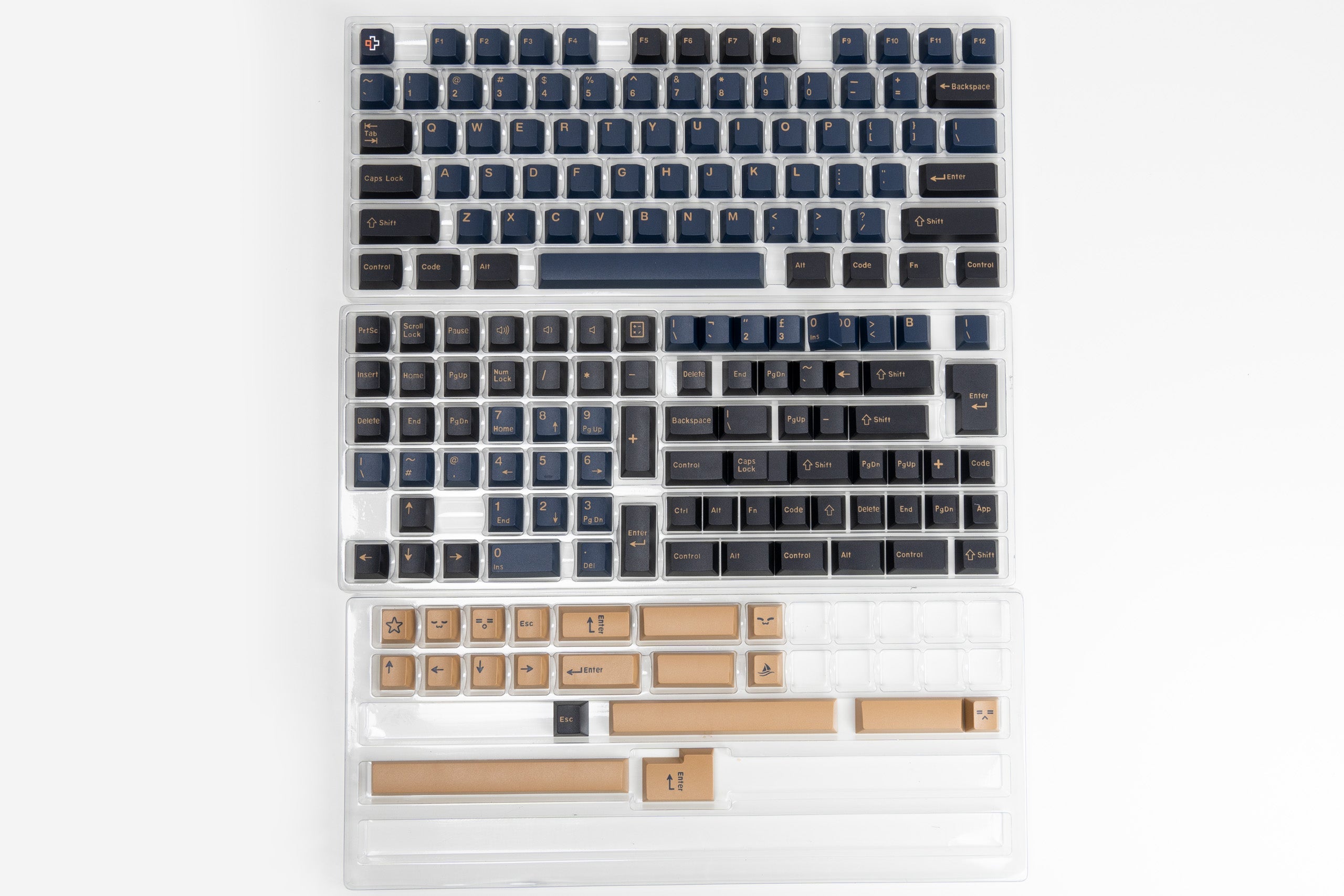 QwertyKey Ramses PBT Double Shot OEM Profile Keycap Set