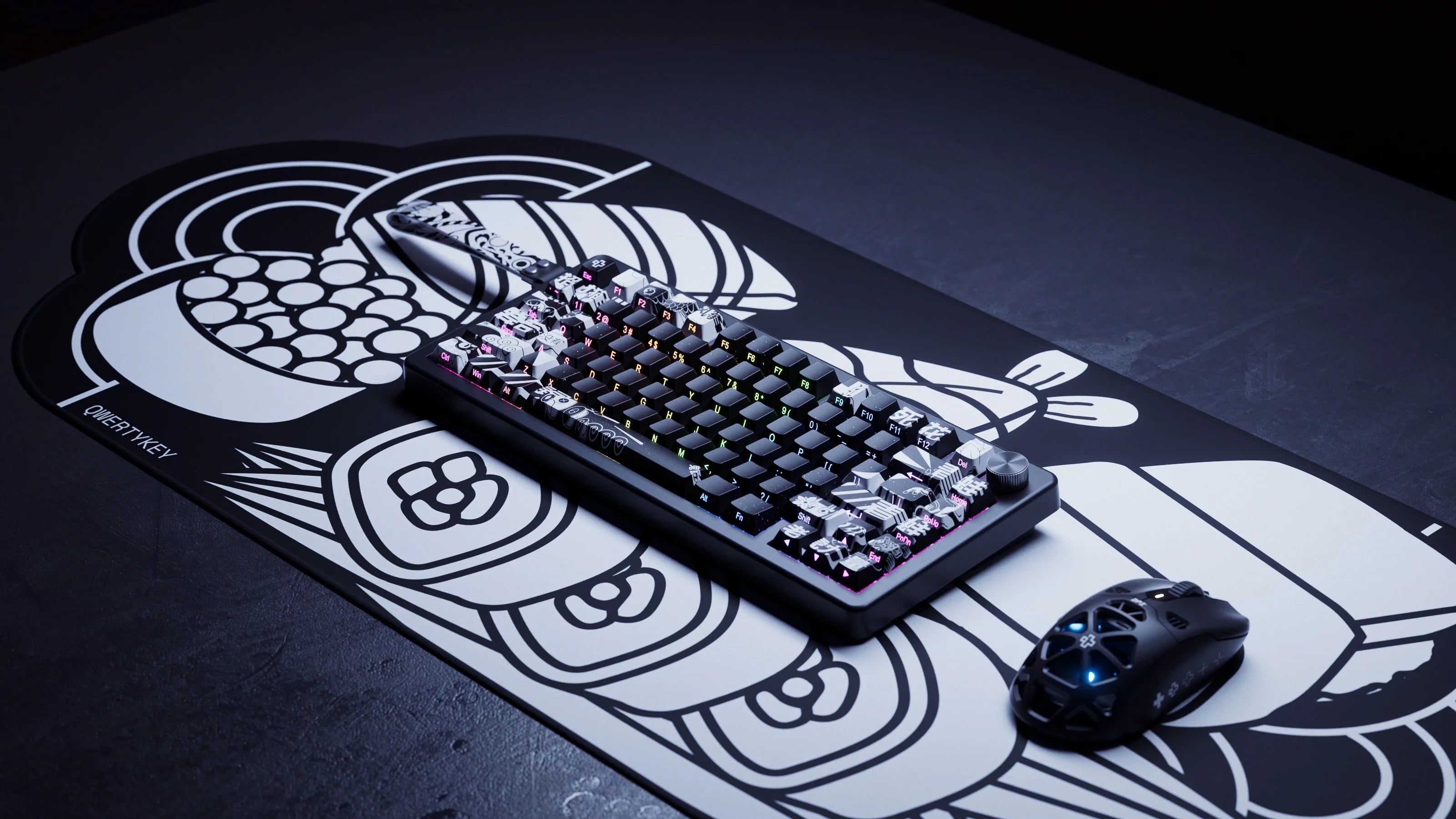 QwertyKey75 HE Momo – Hall Effect, Rapid Trigger, RGB, Snap Tap, Magnetic Switches