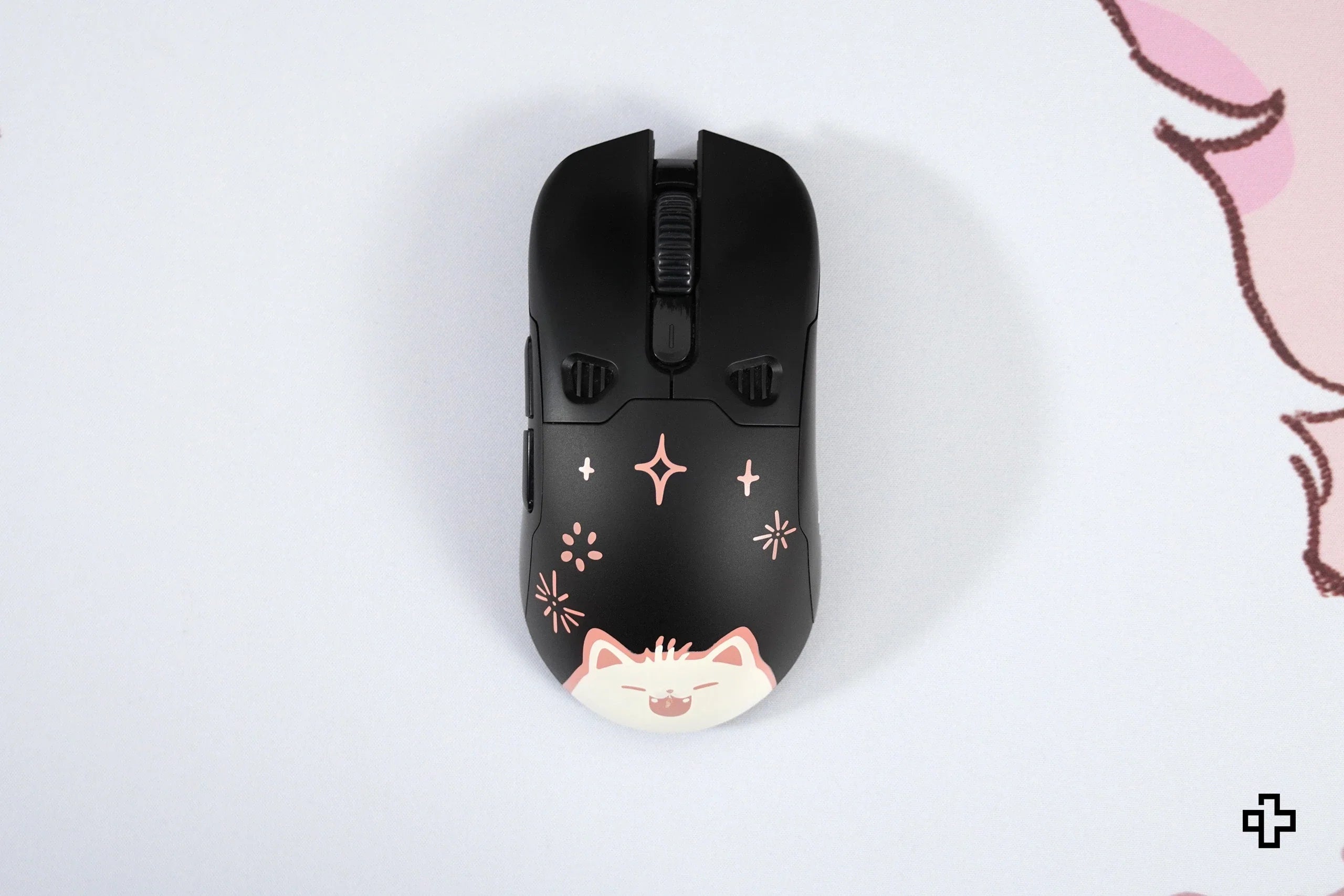 QKM1 Bliss Black Mouse Cover