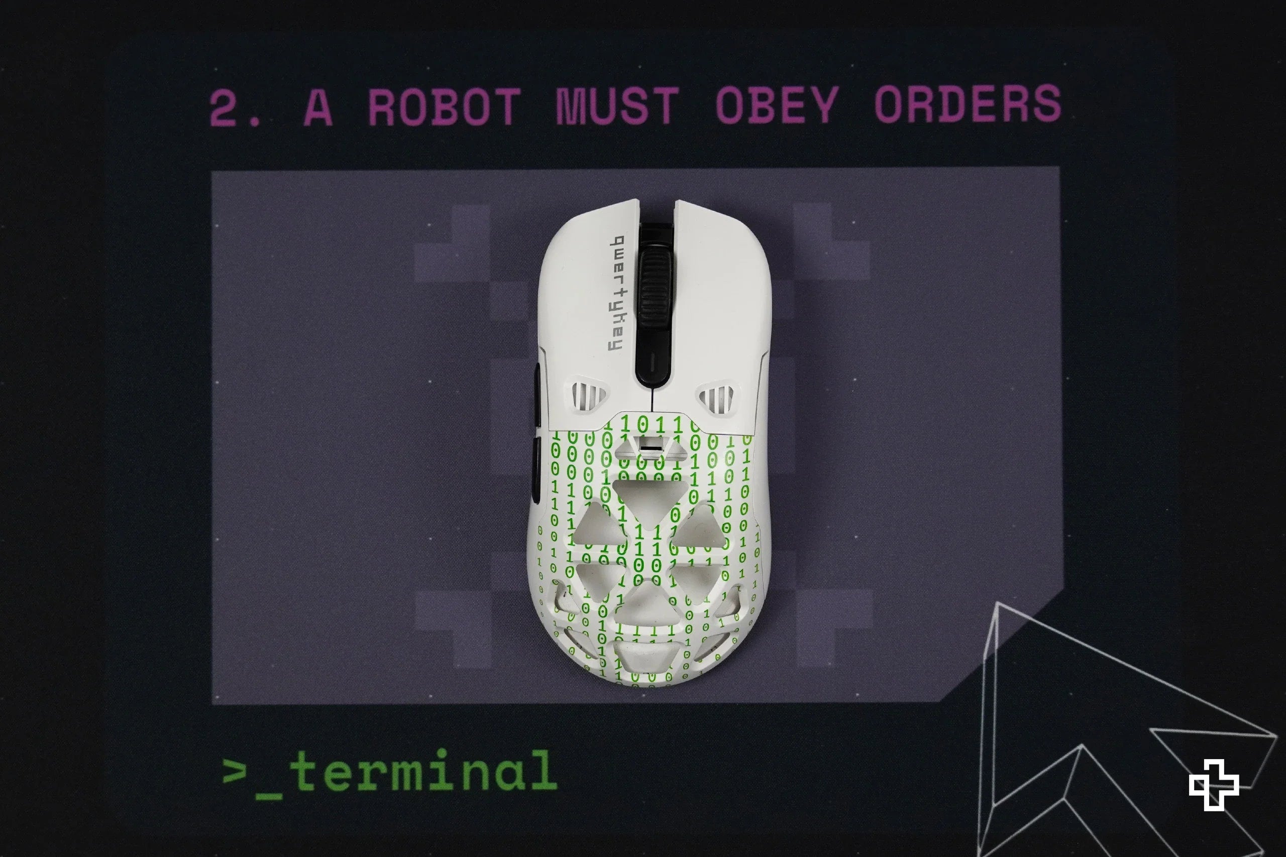 QKM1 Terminal White Mouse Cover