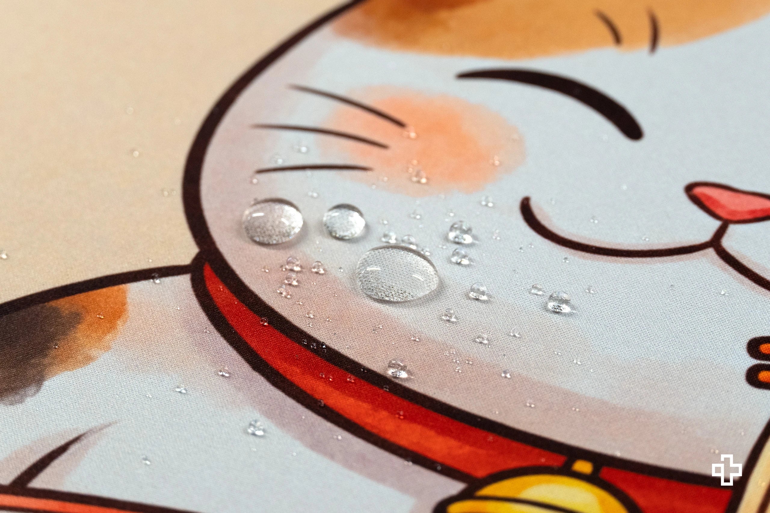 Deskmat Mousepad Lucky Neko Ramen RGB 4mm Stitched Edges