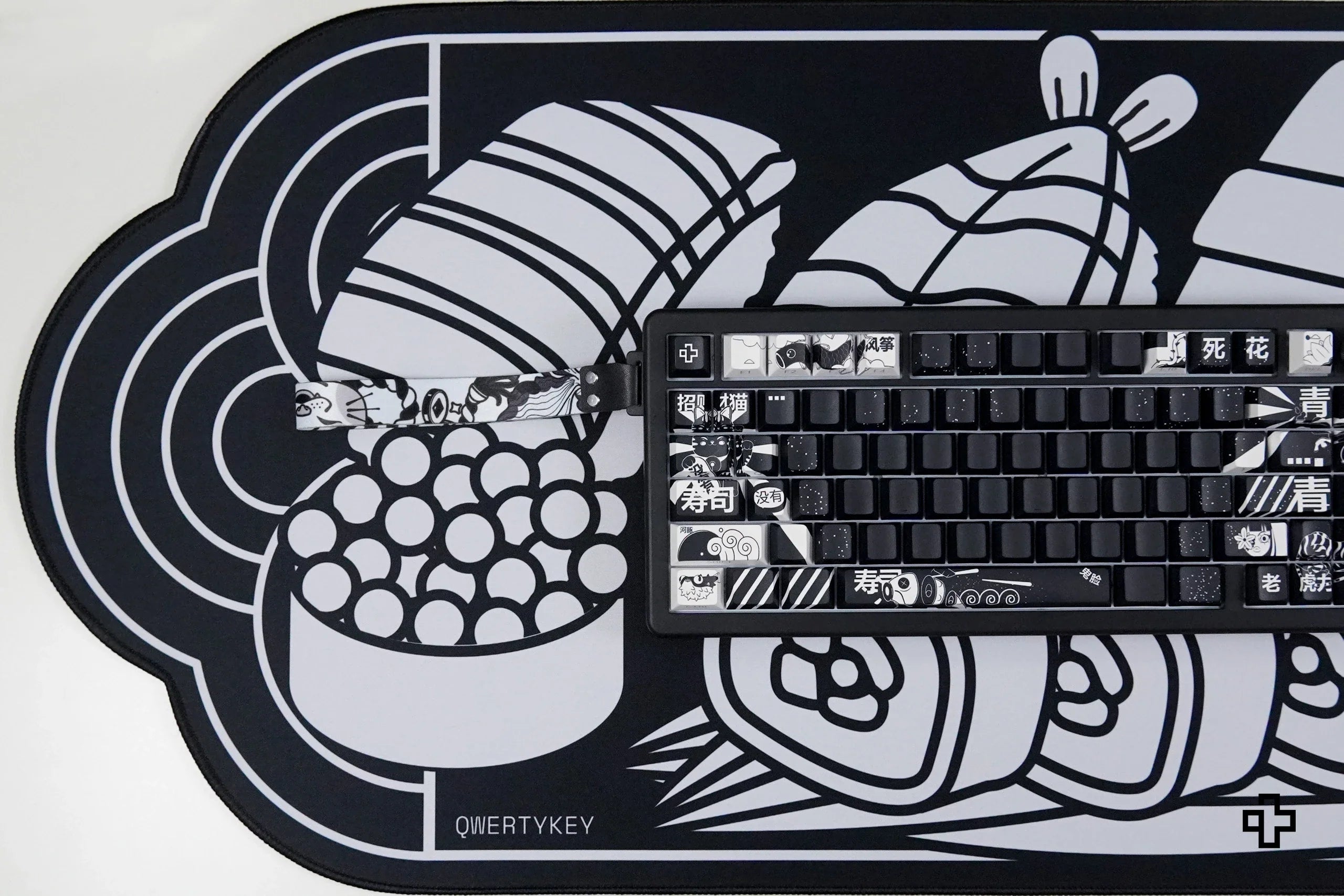 QwertyKey MOMO Deskmat 4mm Stitched Edges