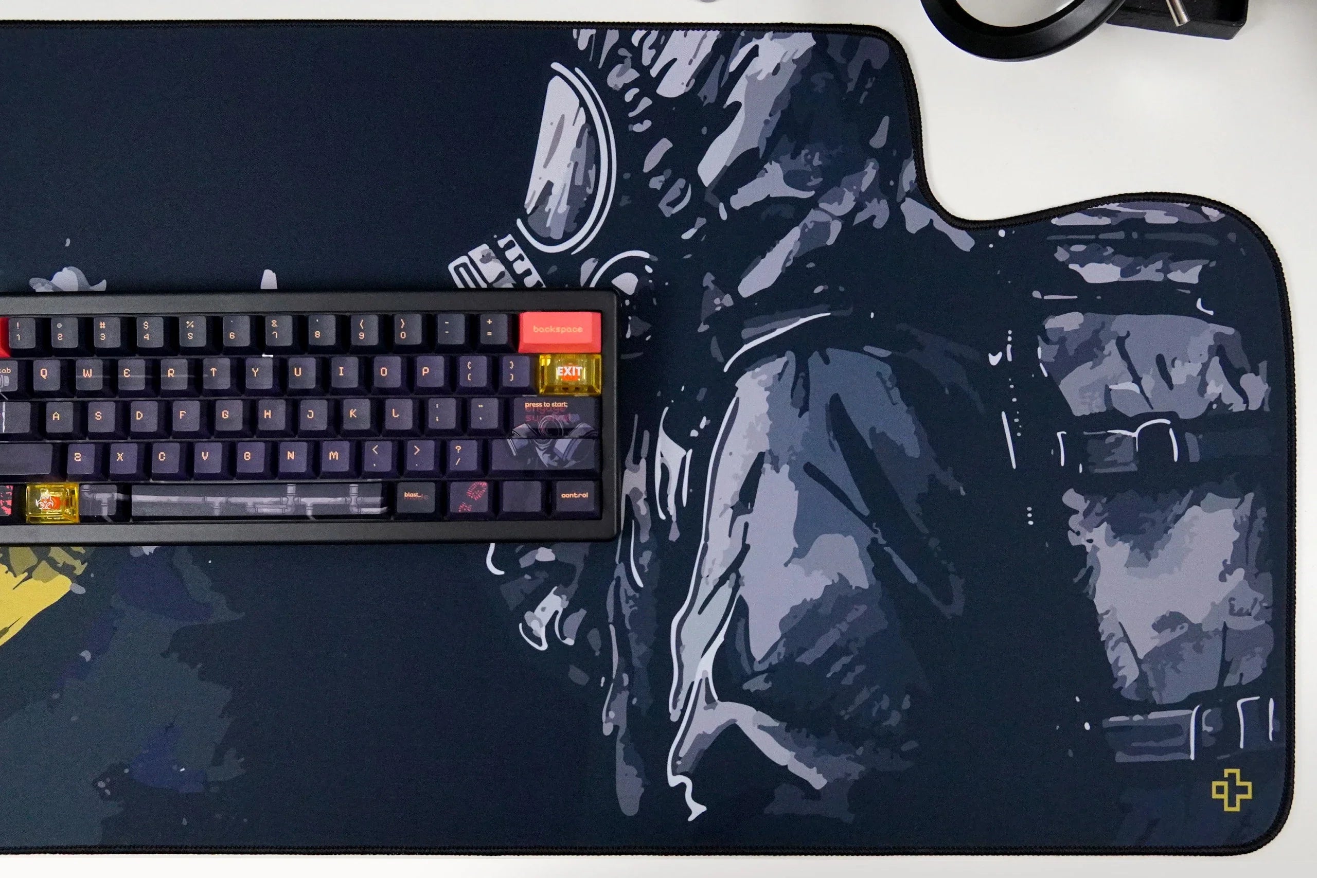 QwertyKey Fallout Deskmat 4mm Stitched Edges