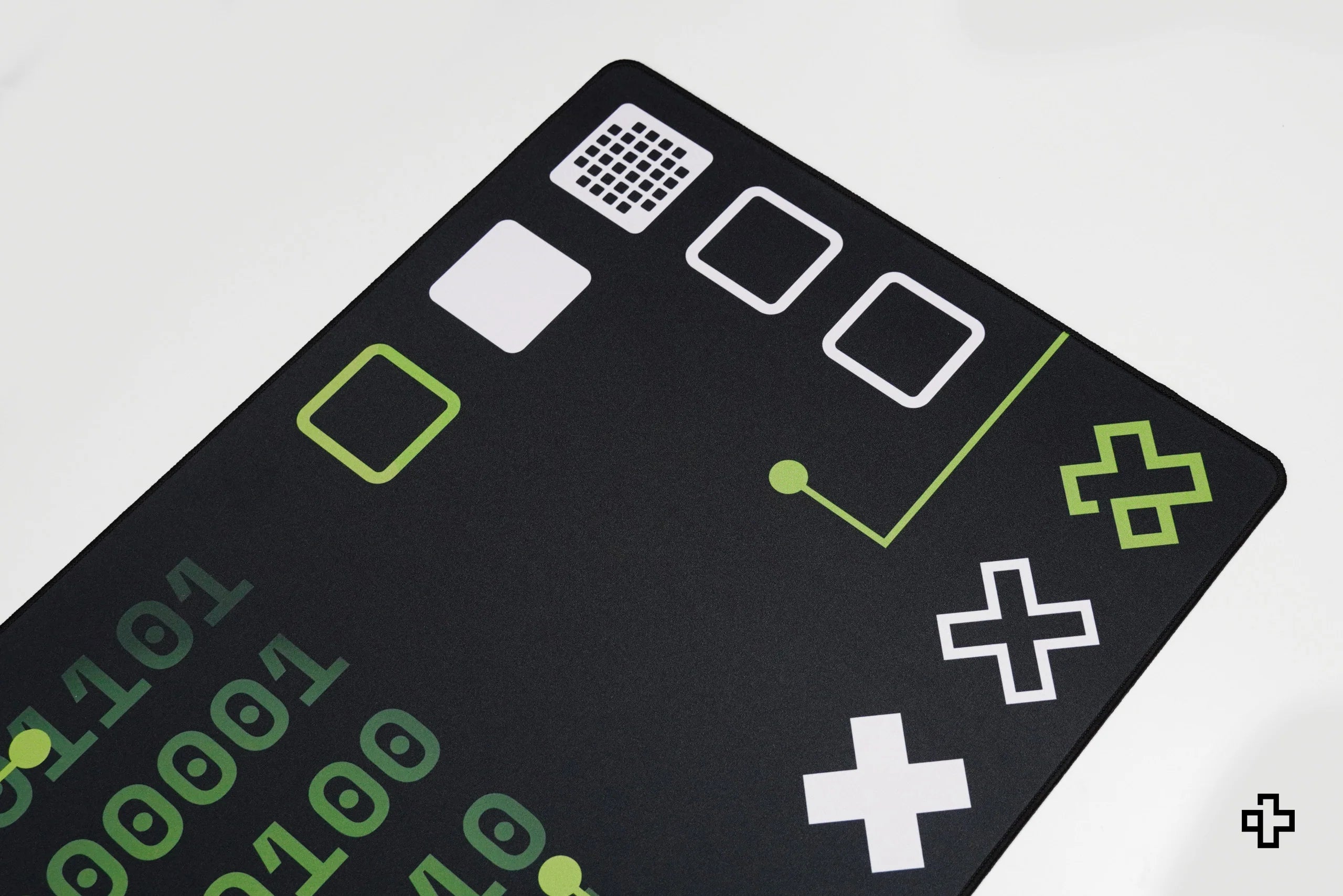 QwertyKey Matrix Deskmat 4mm Stitched Edges