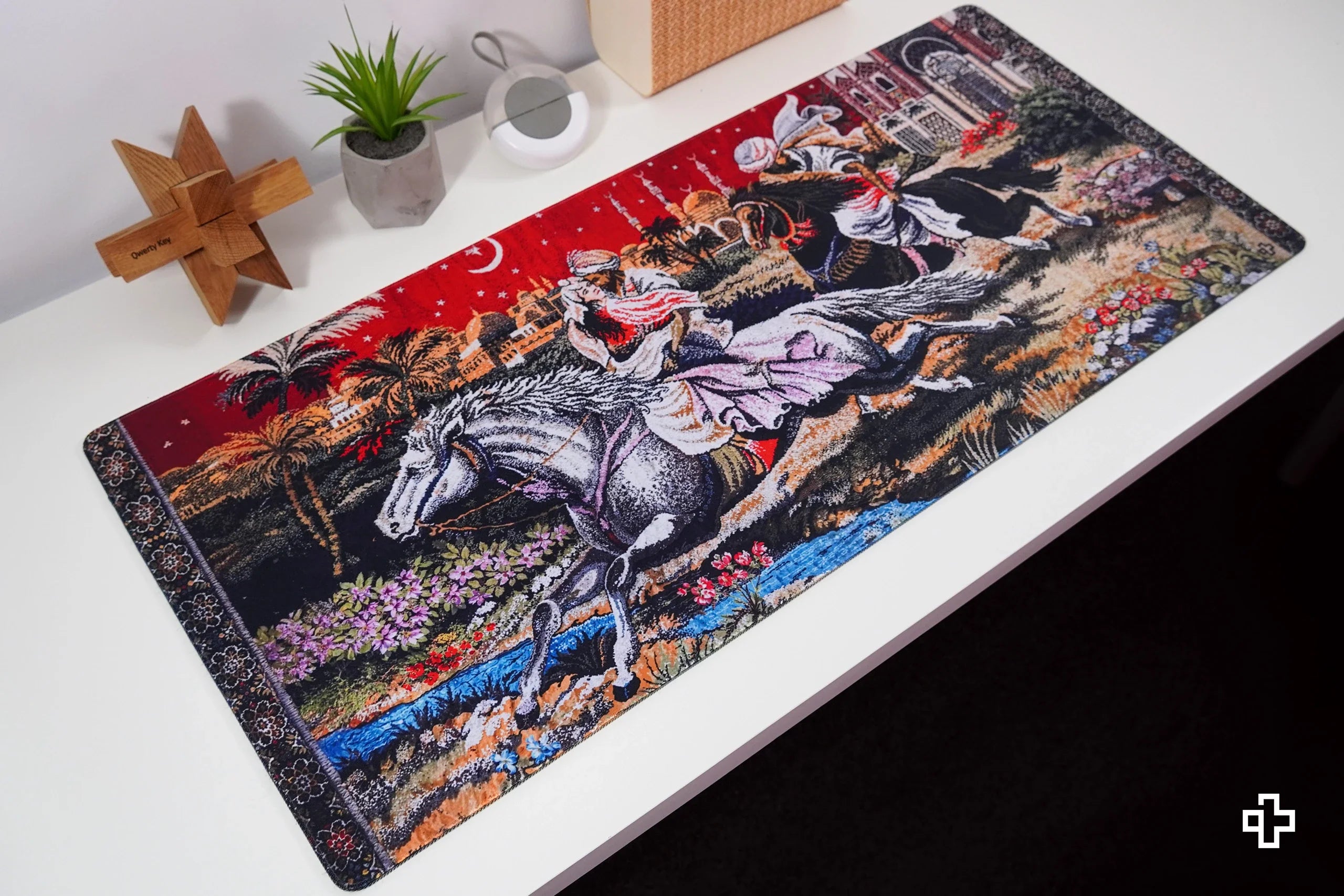 QwertyKey Abduction from the Seraglio Deskmat 4mm Stitched Edges