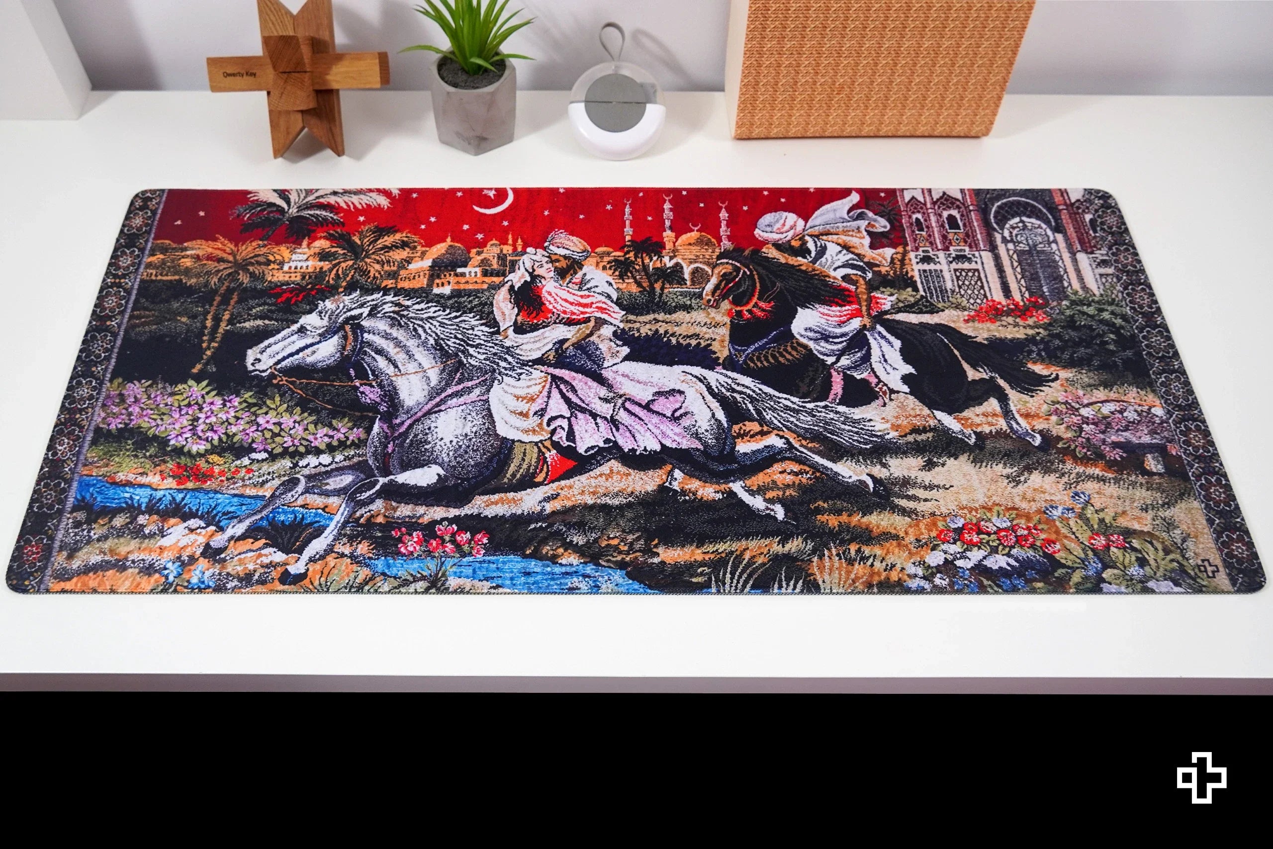 QwertyKey Abduction from the Seraglio Deskmat 4mm Stitched Edges