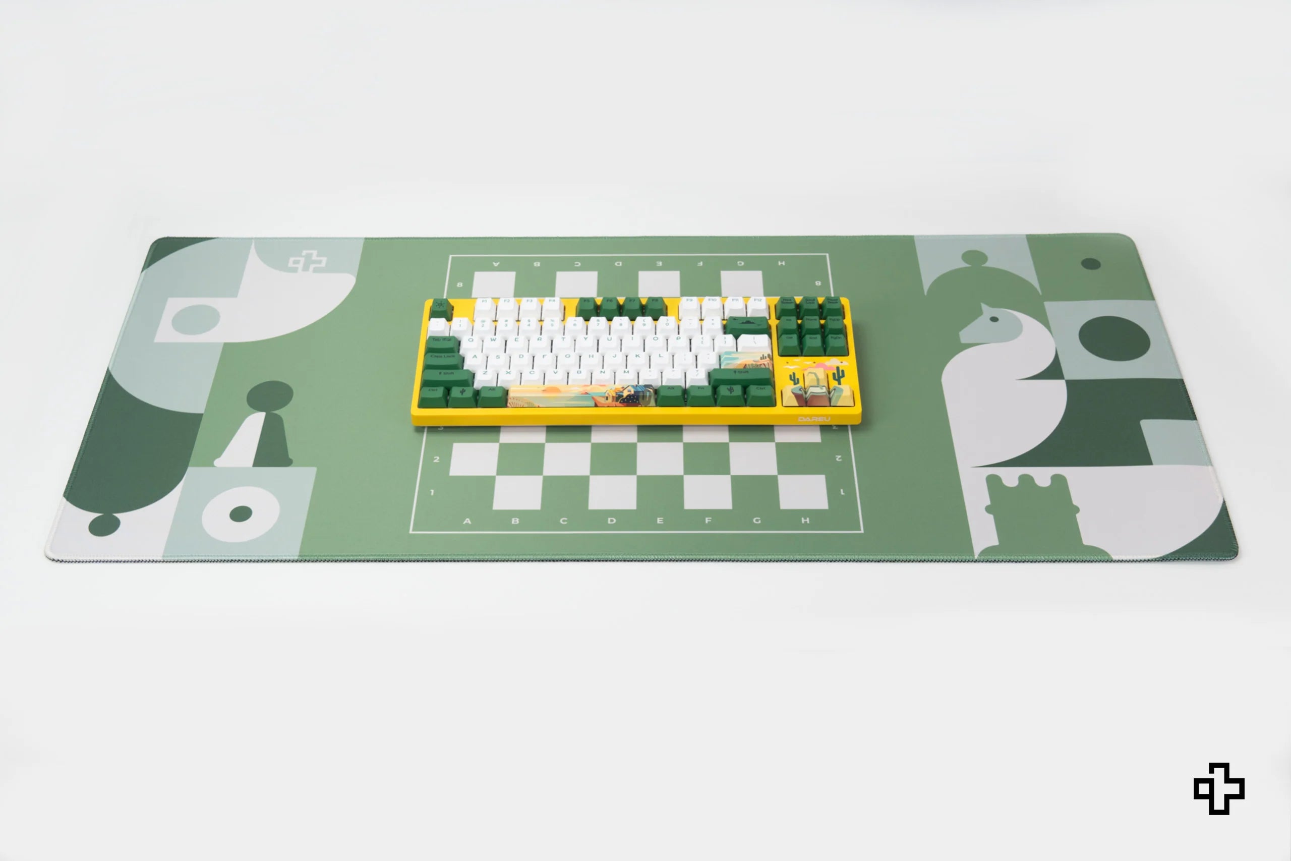 QwertyKey Chess Deskmat 4mm Stitched Edges
