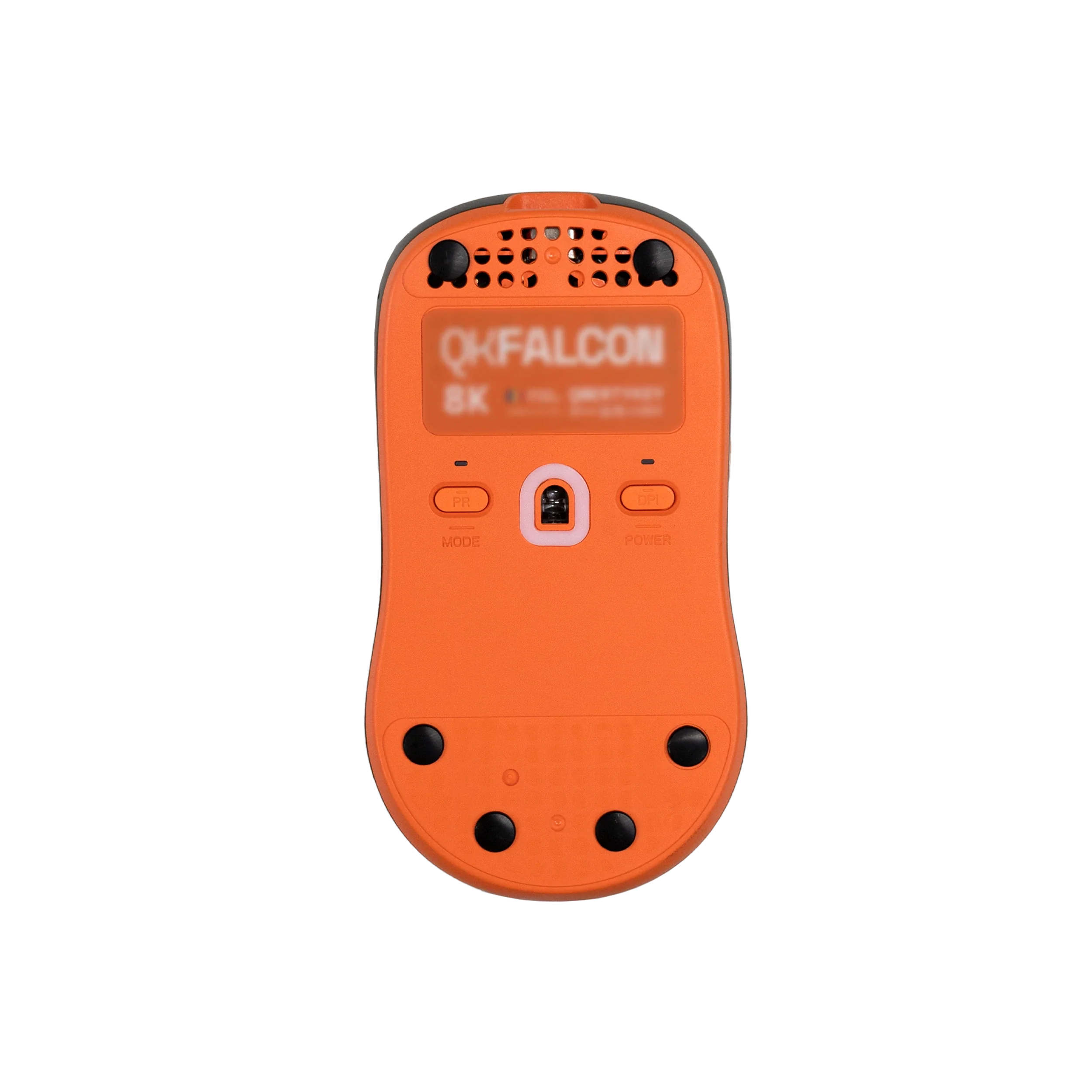 QwertyKey Glass Mouse Skates 40 Dots | PTFE + UPE