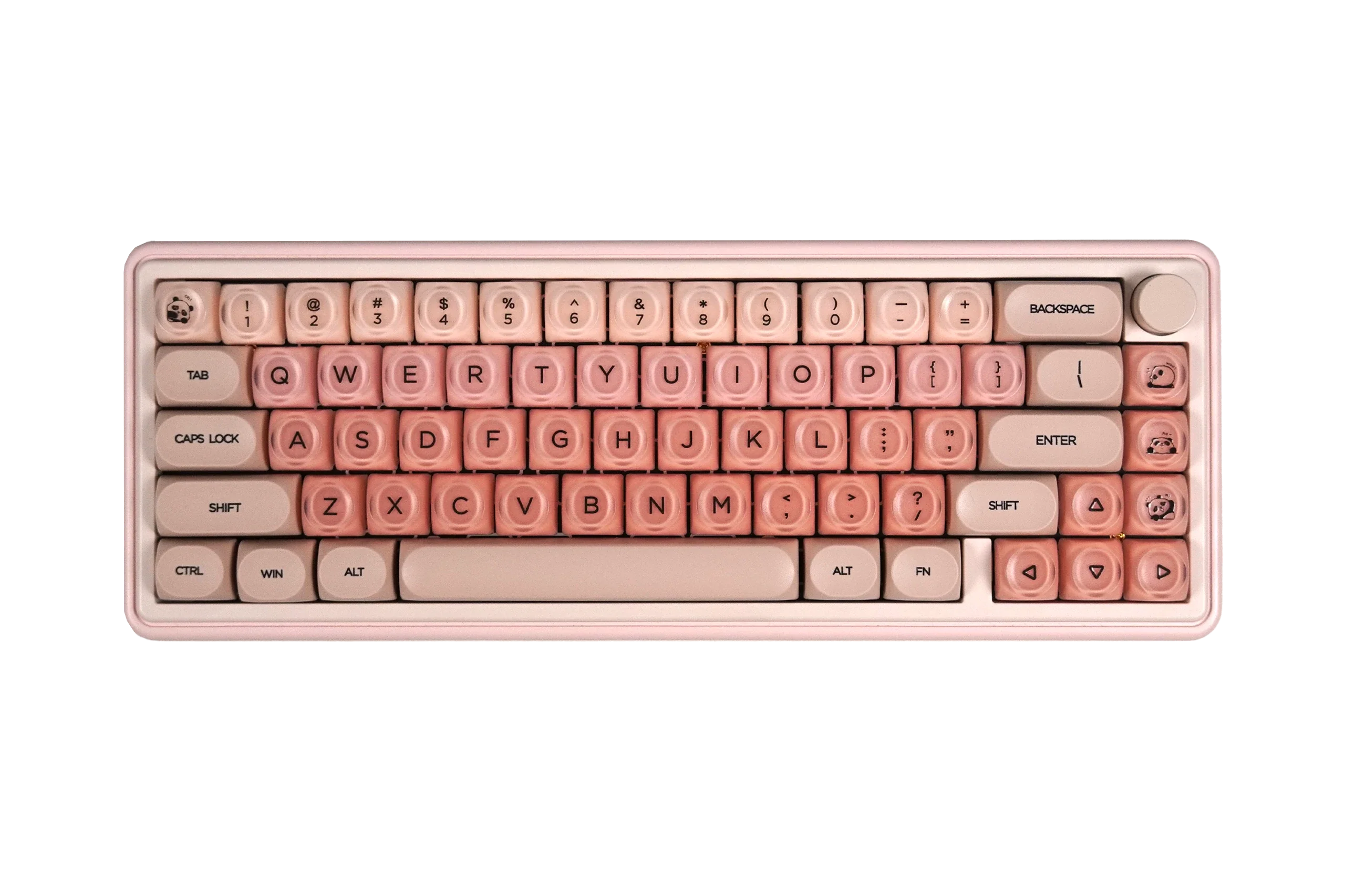 QwertyKey Peach Cream HOA Profile Keycap Set