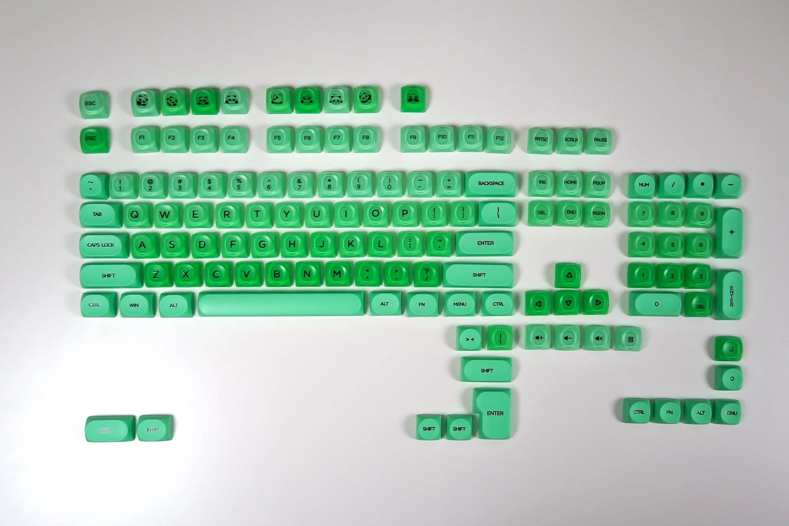 QwertyKey Mint HOA Profile Keycap Set