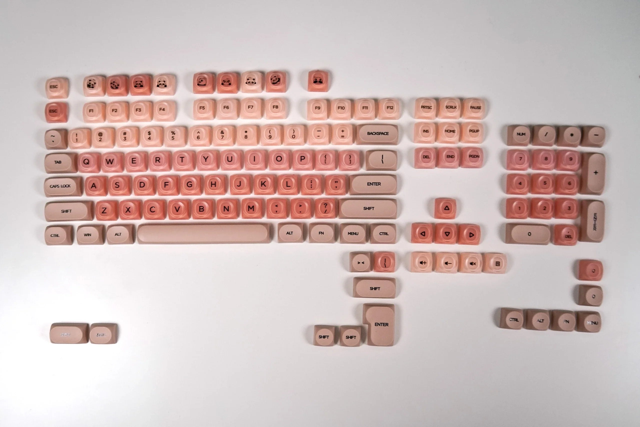 QwertyKey Peach Cream HOA Profile Keycap Set