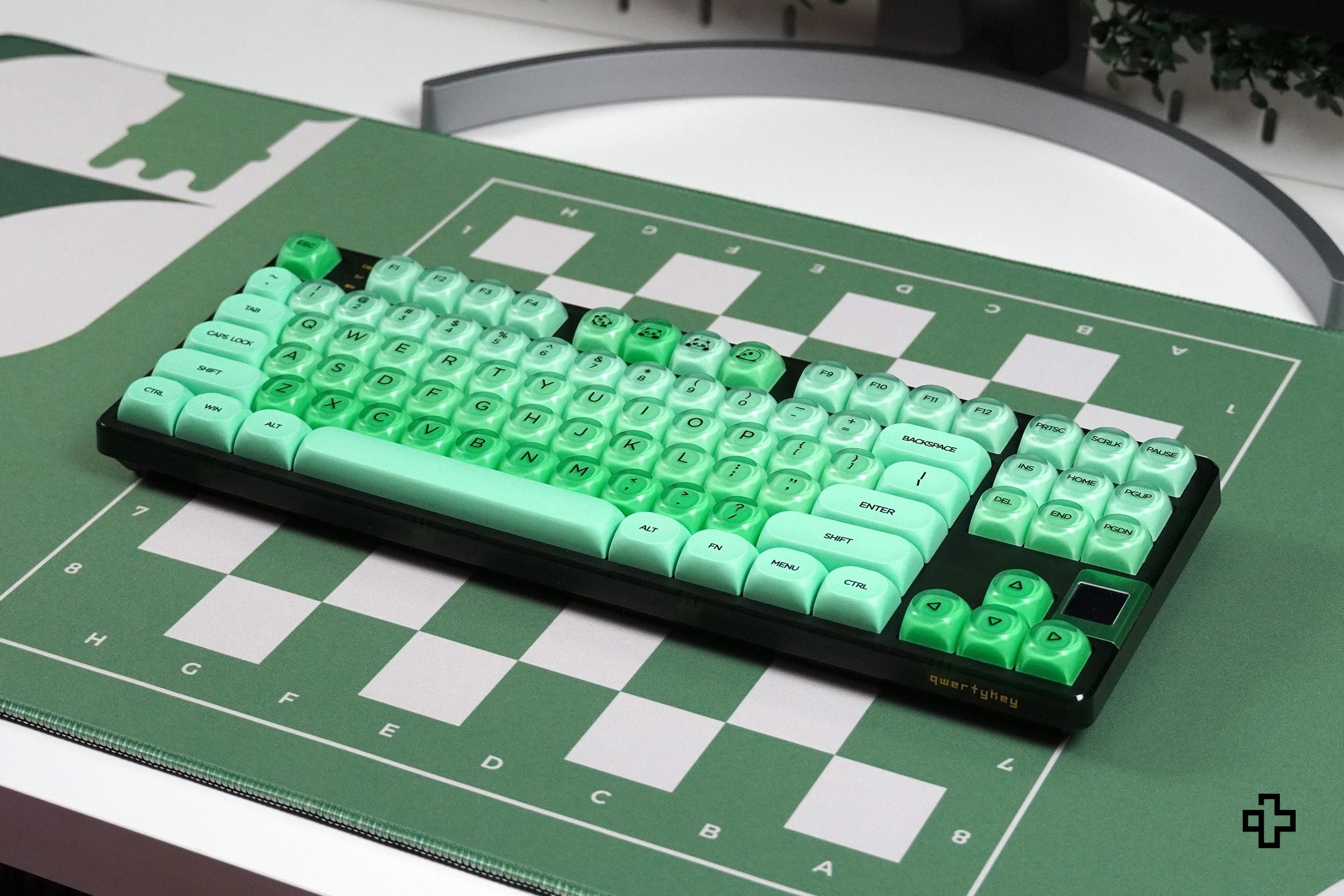 QwertyKey Mint HOA Profile Keycap Set