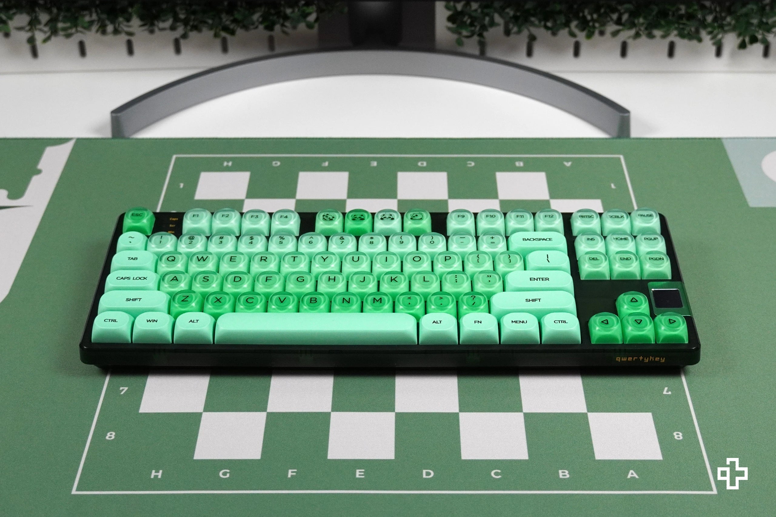 QwertyKey Mint HOA Profile Keycap Set
