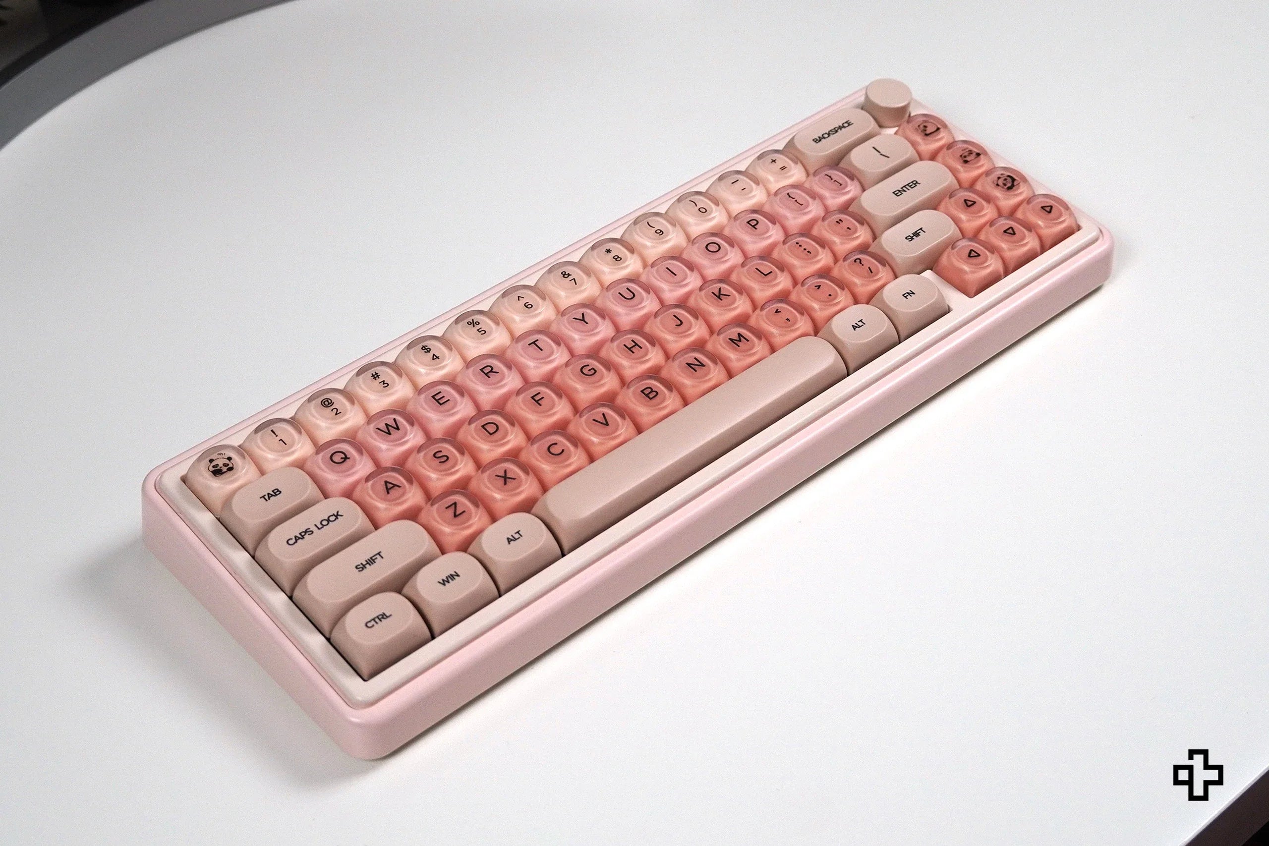 QwertyKey Peach Cream HOA Profile Keycap Set