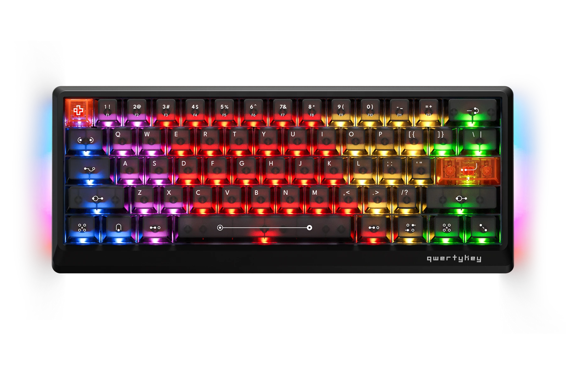 QK61 HE Phantom Black – Mechanical Gaming Keyboard Hall Effect, Rapid Trigger, RGB, Snap Tap, Magnetic Switches