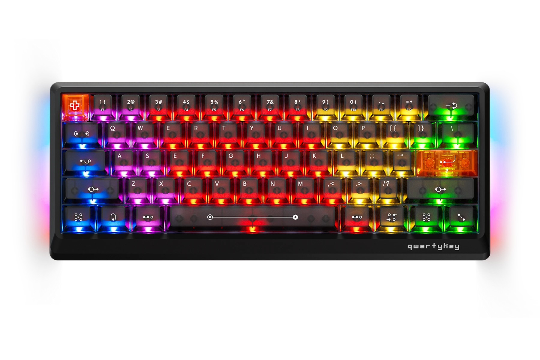 QK61 HE Phantom Black – Mechanical Gaming Keyboard Hall Effect, Rapid Trigger, RGB, Snap Tap, Magnetic Switches