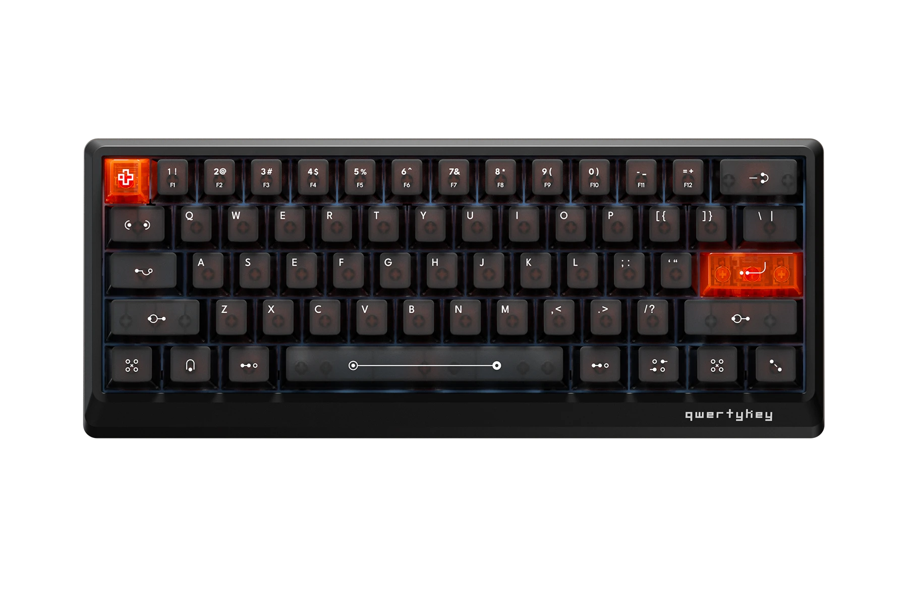QK61 HE Phantom Black – Mechanical Gaming Keyboard Hall Effect, Rapid Trigger, RGB, Snap Tap, Magnetic Switches