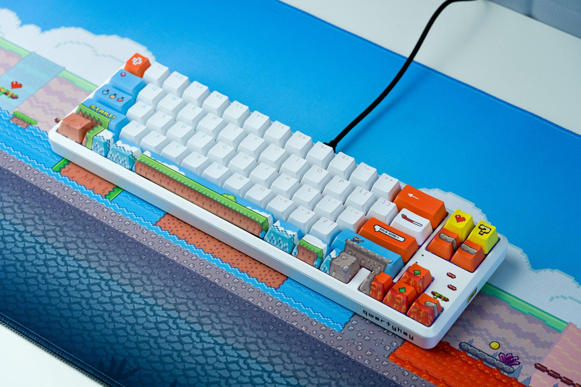 QwertyKey65 Arcade Hotswap RGB Mechanical Gaming Keyboard Keyboards QwertyKey