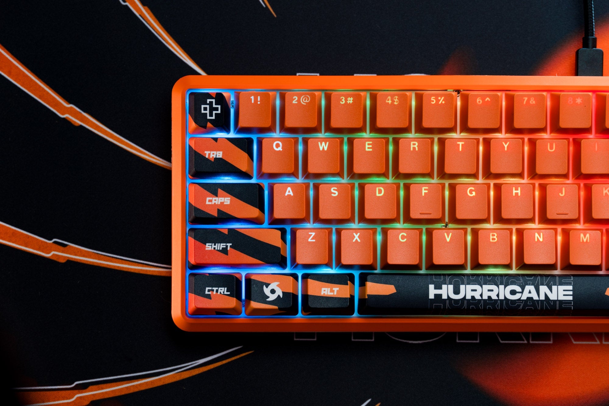 QwertyKey65 Hurricane Hotswap RGB Mechanical Gaming Keyboard - QwertyKey