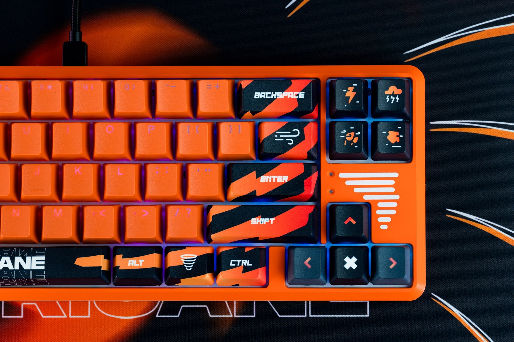 QwertyKey65 Hurricane Hotswap RGB Mechanical Gaming Keyboard - QwertyKey