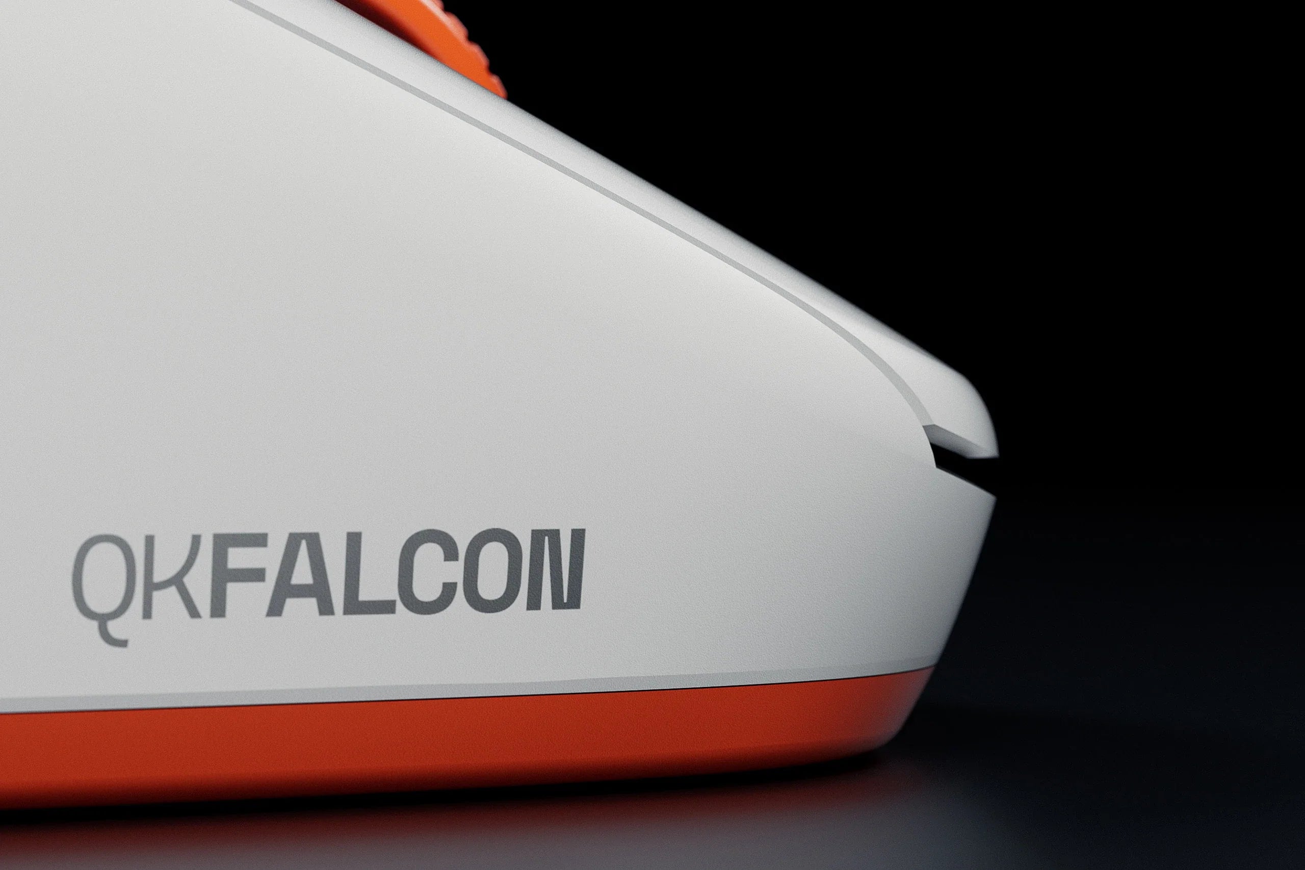 QwertyKey Falcon White 8K, 30.000 DPI, Bluetooth Wireless Trio Mode, Pixart 3950 Gaming Mouse