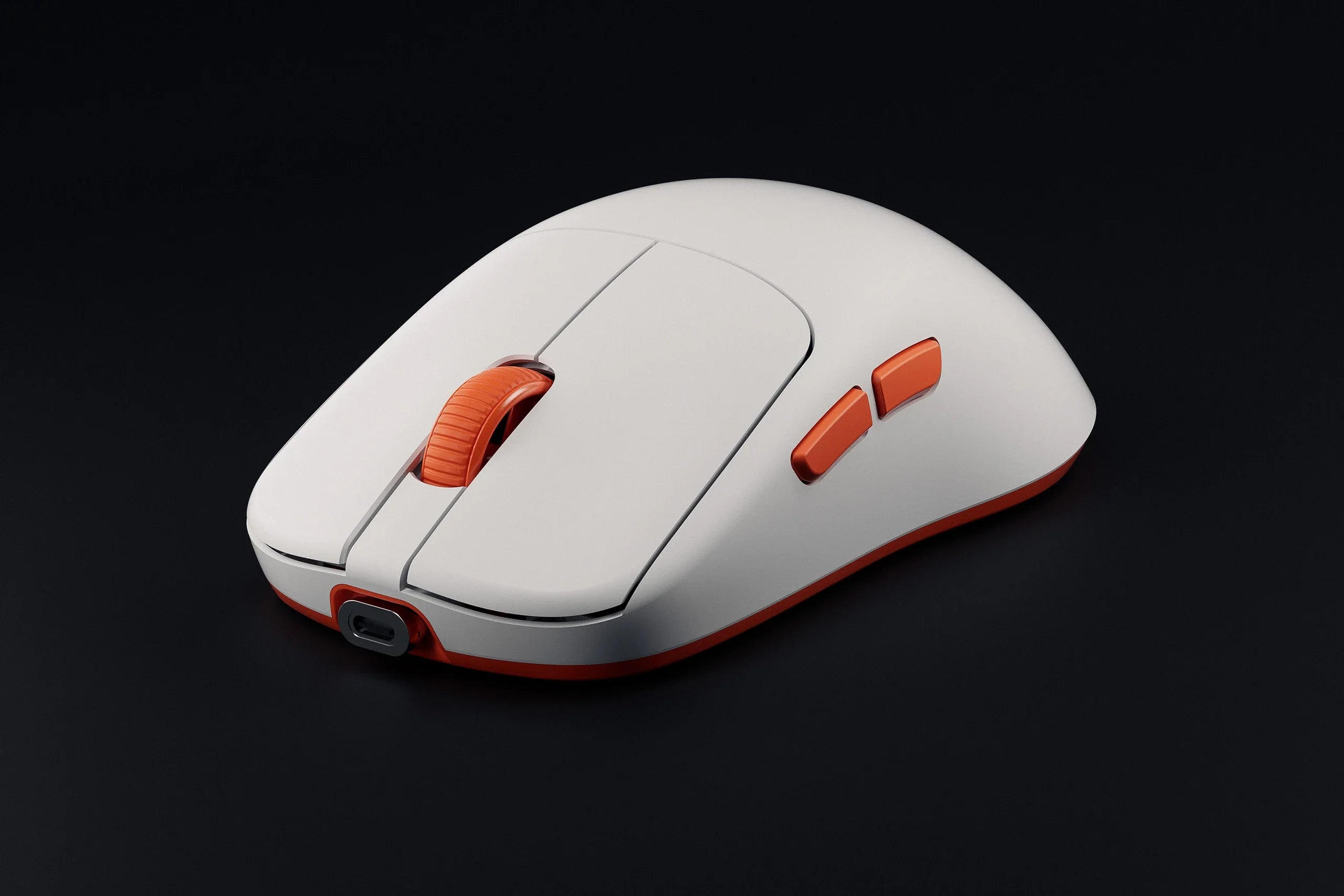 QwertyKey Falcon White 8K, 30.000 DPI, Bluetooth Wireless Trio Mode, Pixart 3950 Gaming Mouse