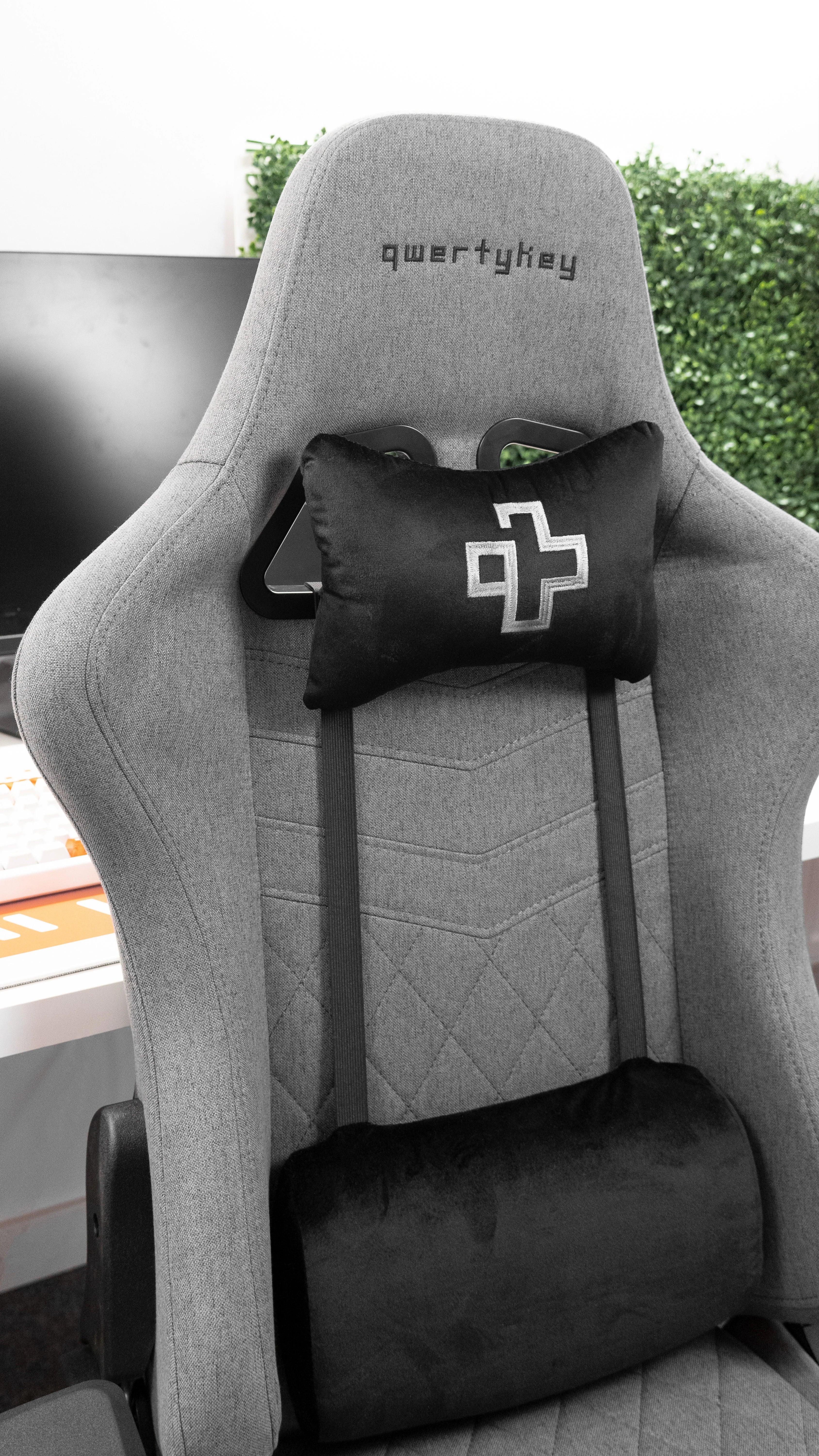 QwertyKey - QK/ALT, Gray Gaming Chair
