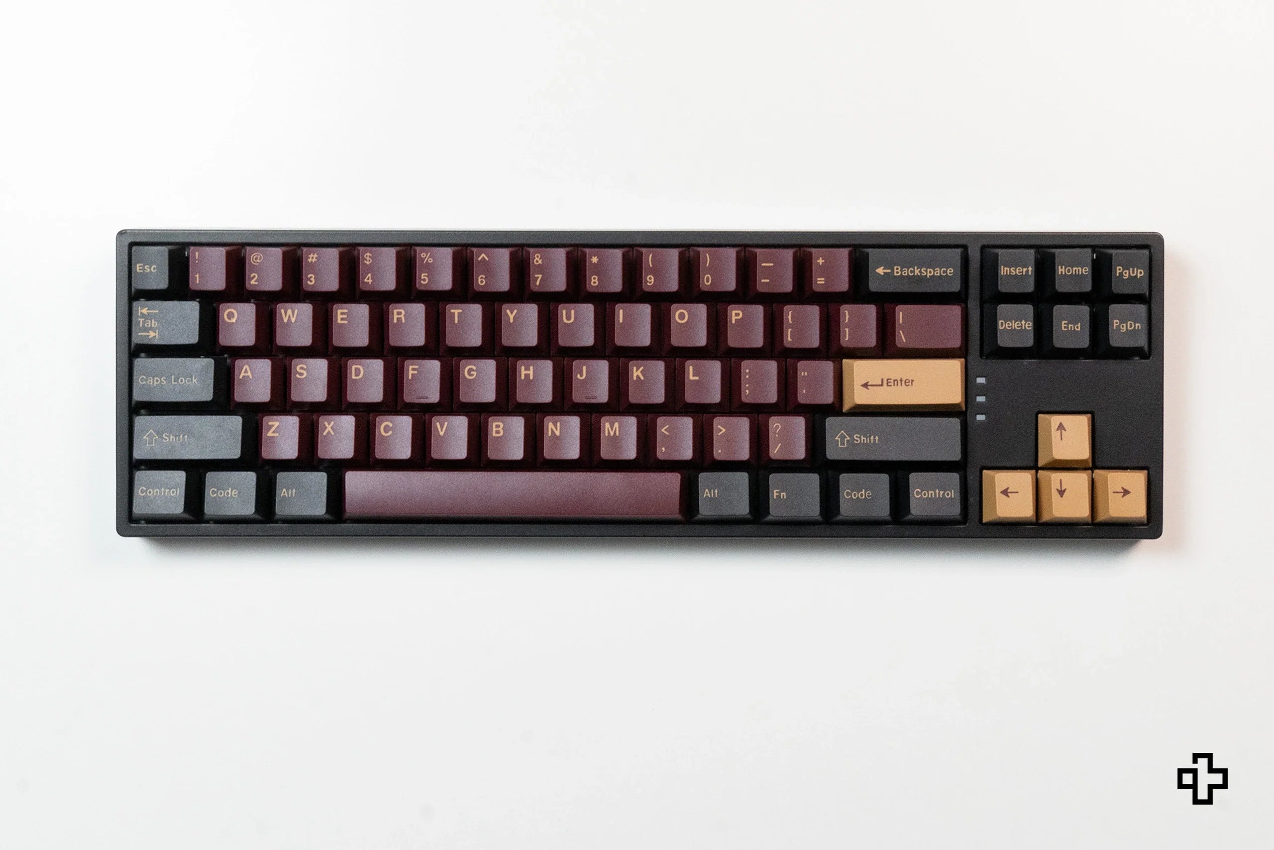 QwertyKey Sangria PBT Double Shot OEM Profile Keycap Set