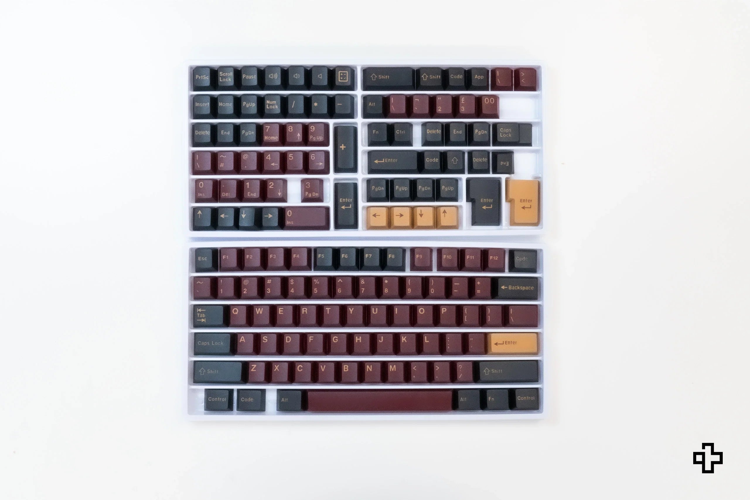 QwertyKey Sangria PBT Double Shot OEM Profile Keycap Set